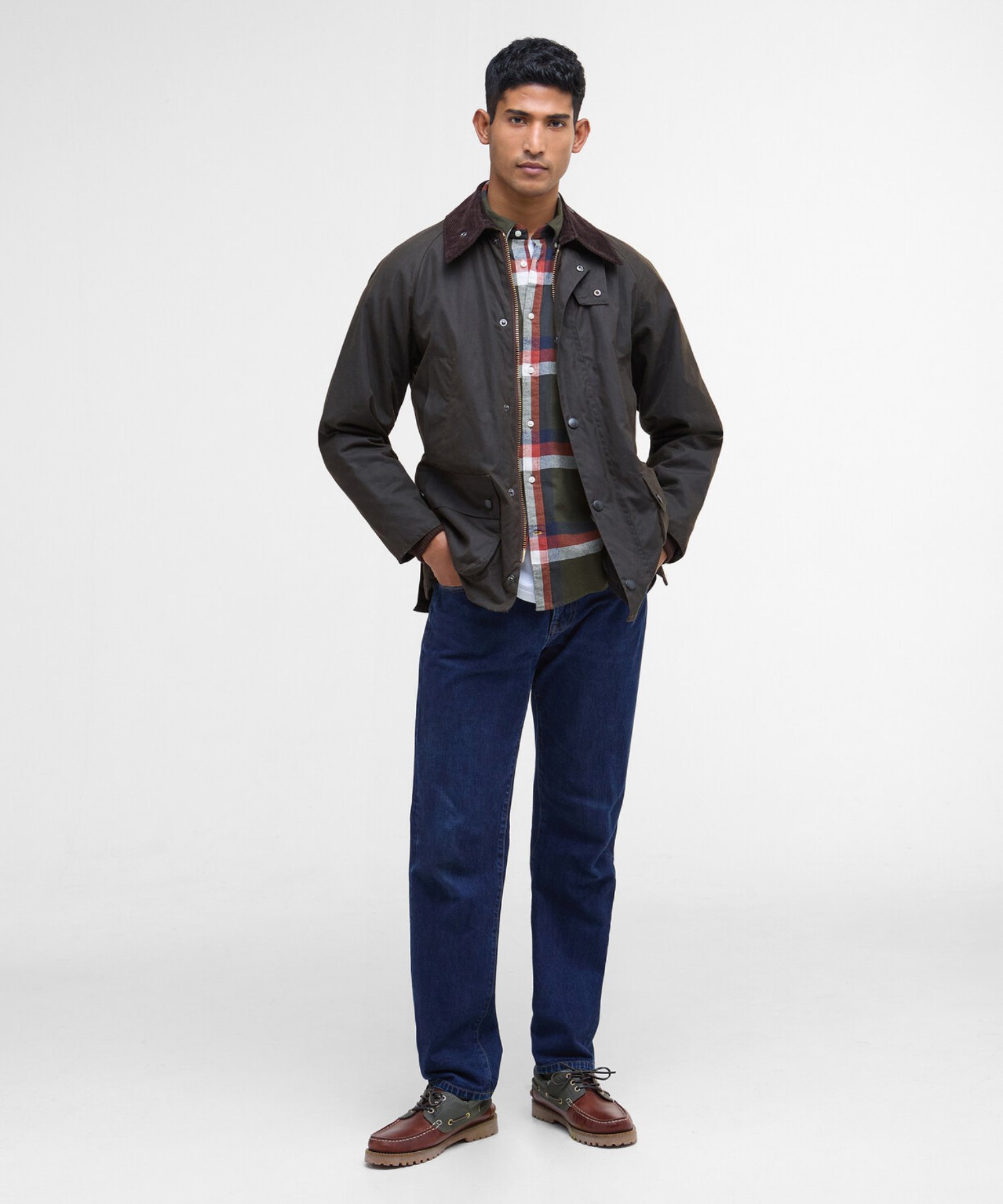 Barbour Classic Bedale Unisex Yaglı Ceket OL71 Olive