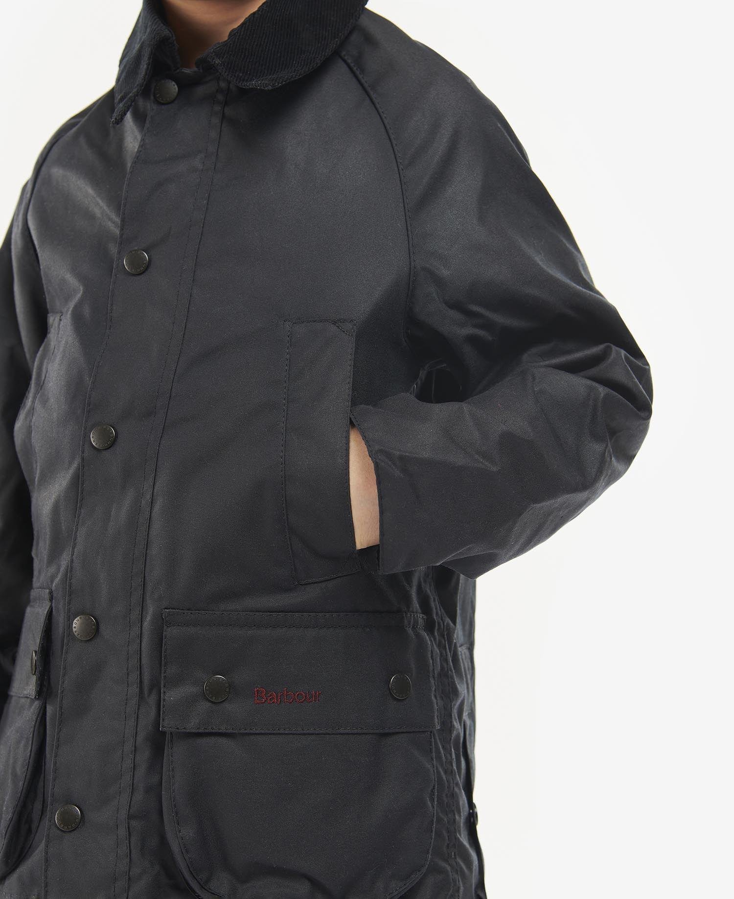 Barbour Erkek Çocuk Bedale Yağlı Ceket NY95 Navy