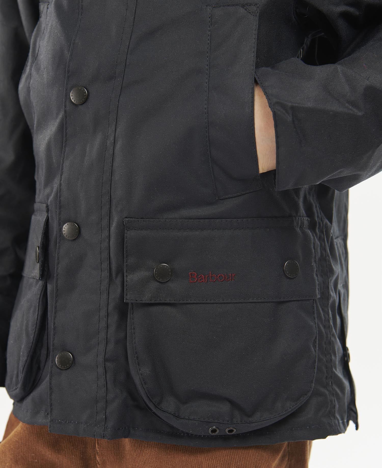 ジャケット・アウター Barbour debale kids XL Barbour Erkek Çocuk Bedale Yağlı Ceket NY95 Navy