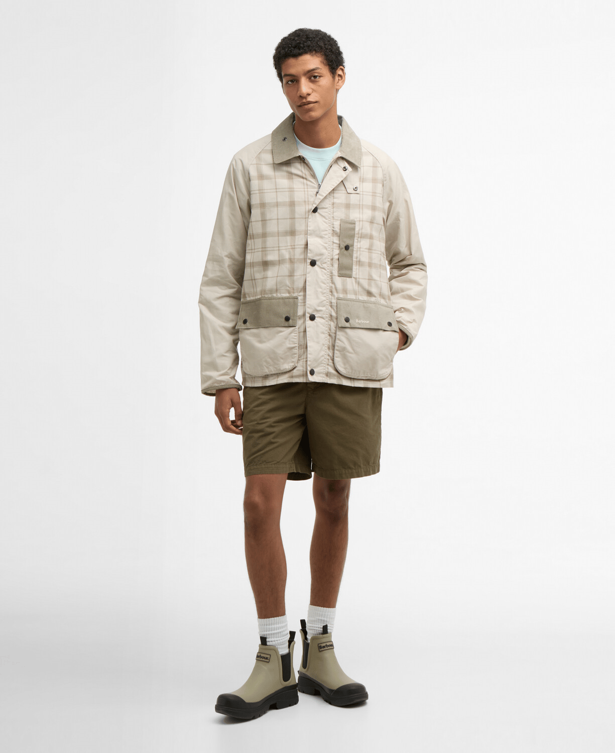 Barbour Festival Modified Bedale Ceket ST31 Mist Tartan
