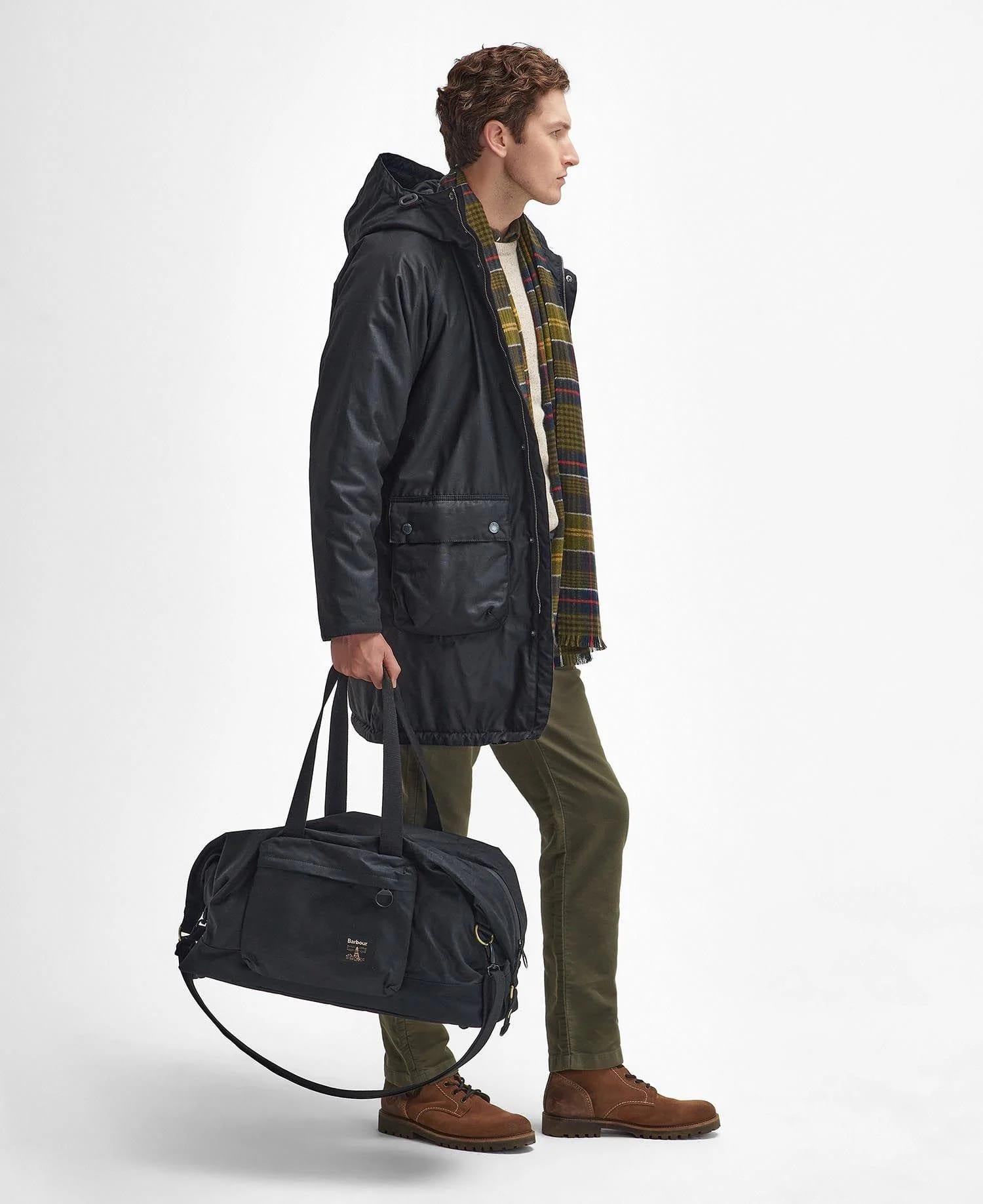 Barbour Field Yağlı Seyahat Çantası BK31 Black
