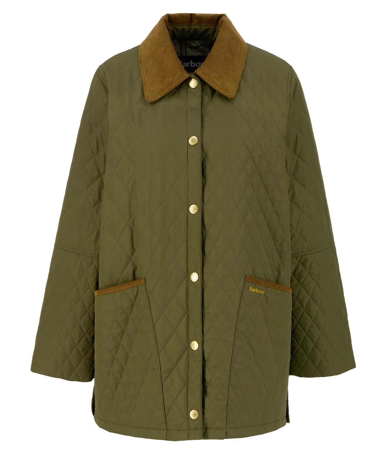 間*い様 Barbour オリーブグリーンジャケット Barbour Goldmire Kapitone Ceket GN93 Ivy Green -Ancient