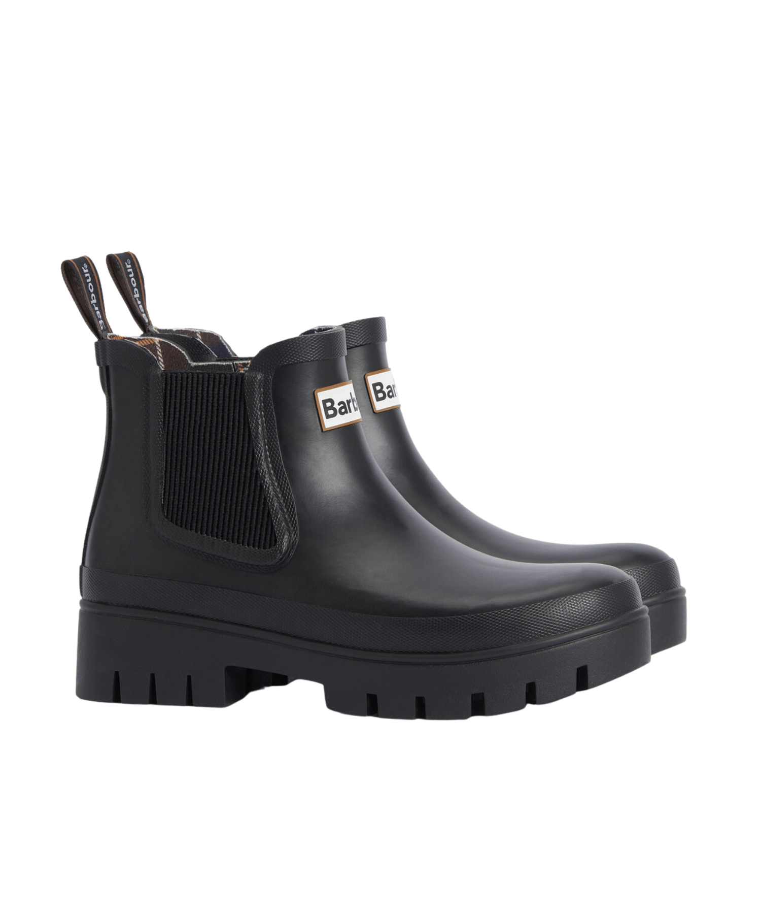 BARBOURブーツ Barbour Halton Chelsea Yağmur Botu BK11 Black
