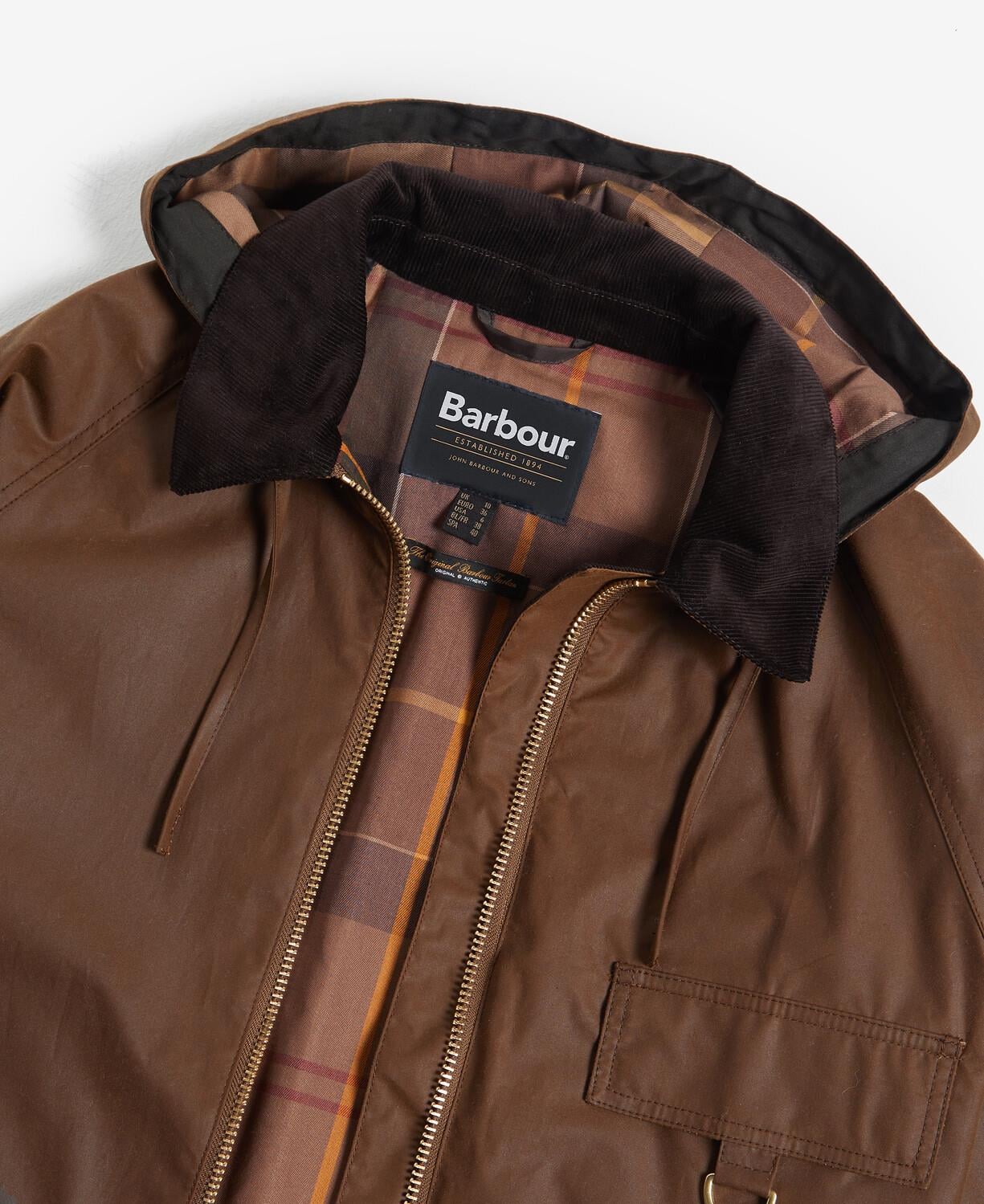 Barbour Highclere Yağlı Ceket BR31 Bark-Muted