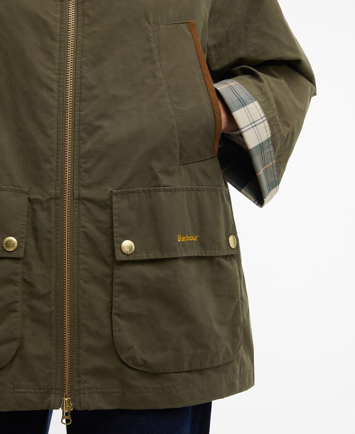 Barbour Icons Bedale Showerproof Ceket OL72 Ivy Green-Ancient