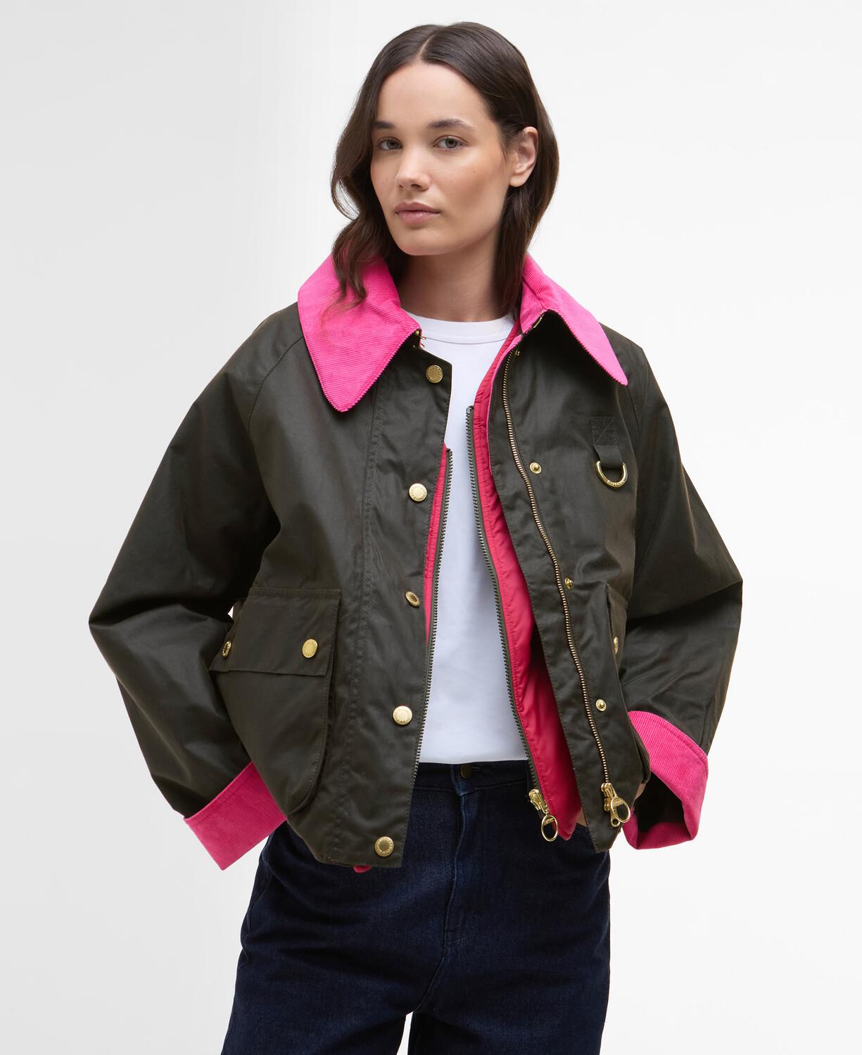 Barbour Icons Spey Yağlı Ceket OL71 Olive-Classic