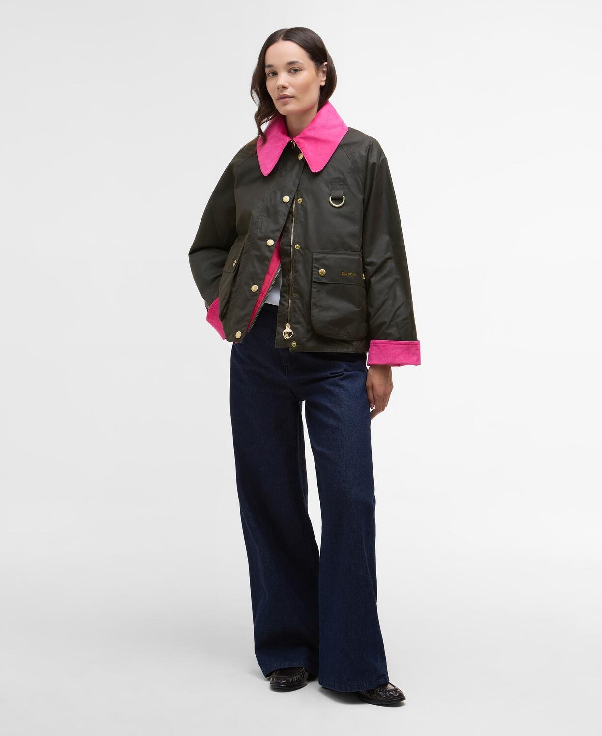 Barbour Icons Spey Yağlı Ceket OL71 Olive-Classic