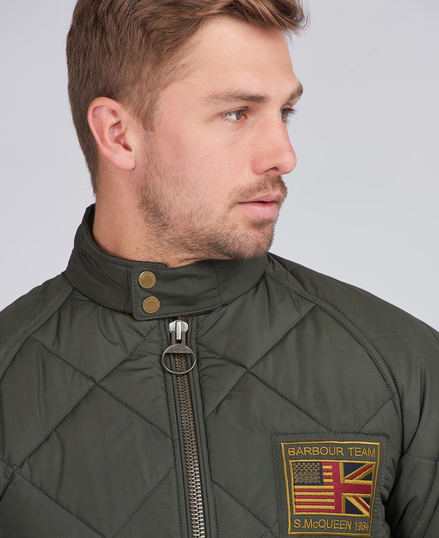 Barbour Int. Steve Mcqueen Kapitone Ceket Sage