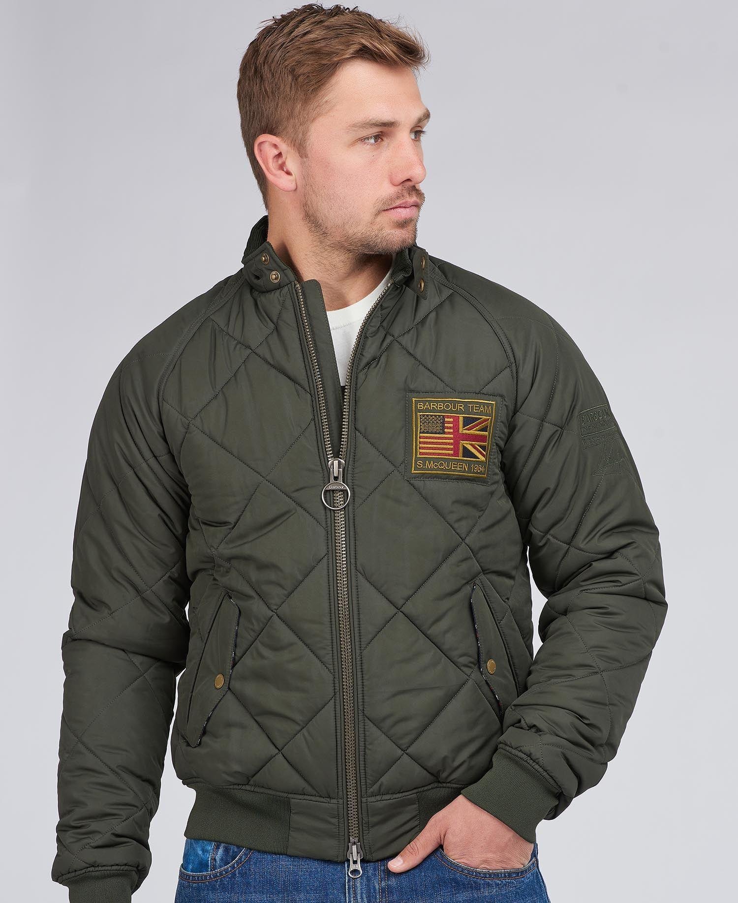 Barbour Int. Steve Mcqueen Kapitone Ceket Sage