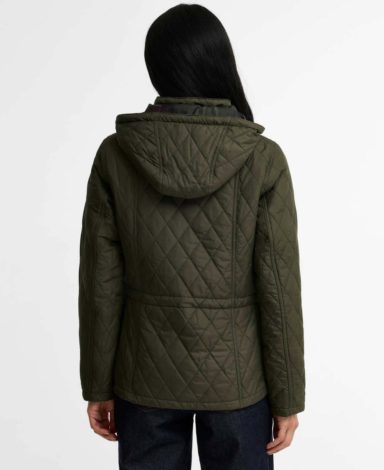 Barbour ミリタリージャケット 38サイズ オリーブ Barbour Kadın Millfire Quilt Kapitone Ceket GN92 Olive-Classic