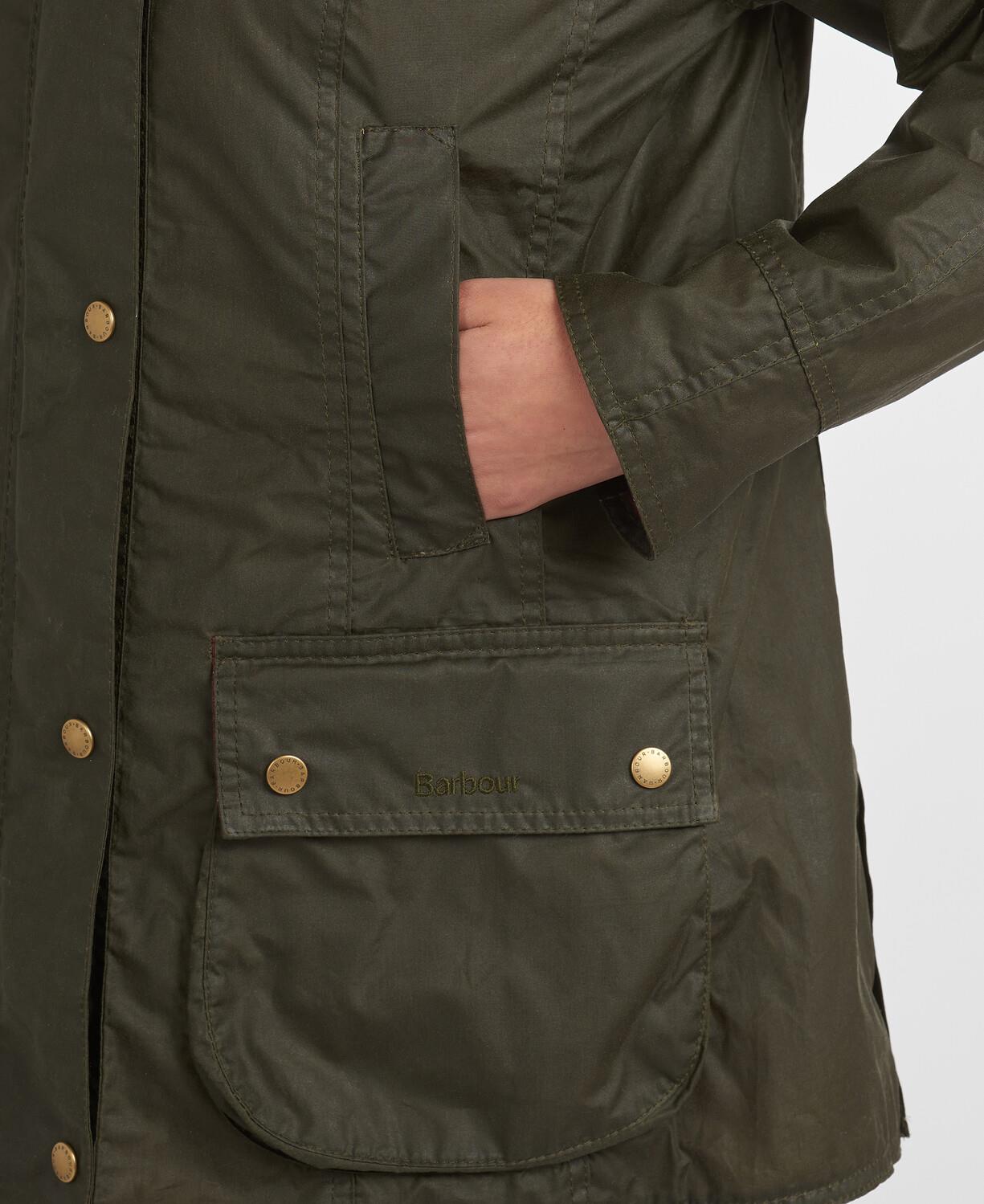 Barbour Lightweight (4oz) Beadnell Yağlı Ceket OL51 Archive Olive
