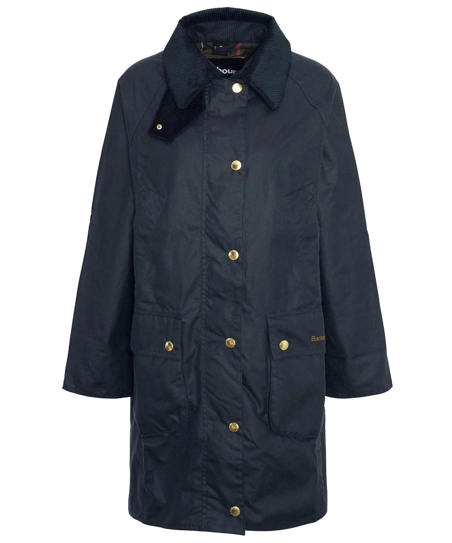 Barbour Long Beadnell Yağlı Ceket NY92 Navy
