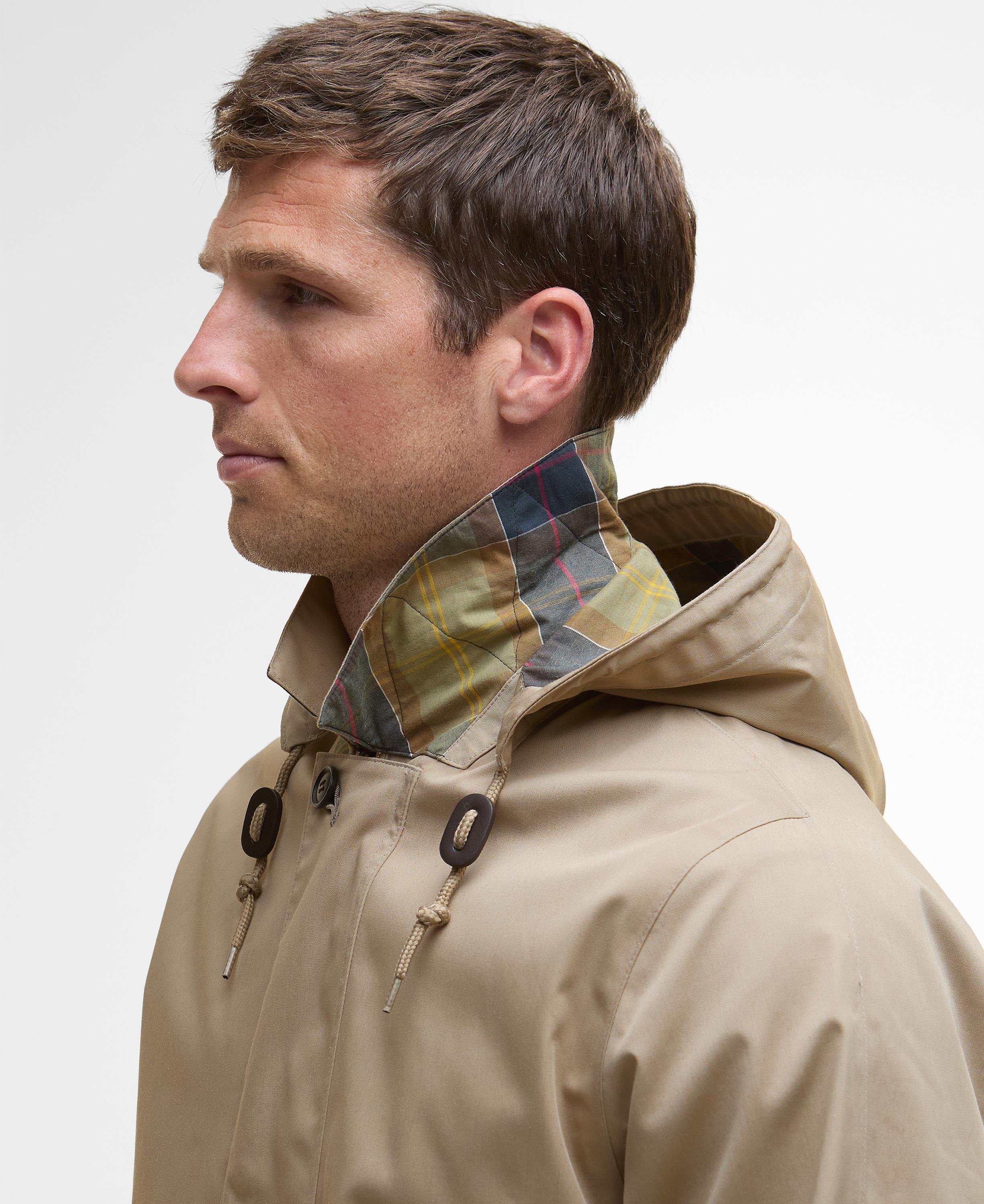 Barbour Lorig Mac Waterproof Ceket ST71 Washed Stone