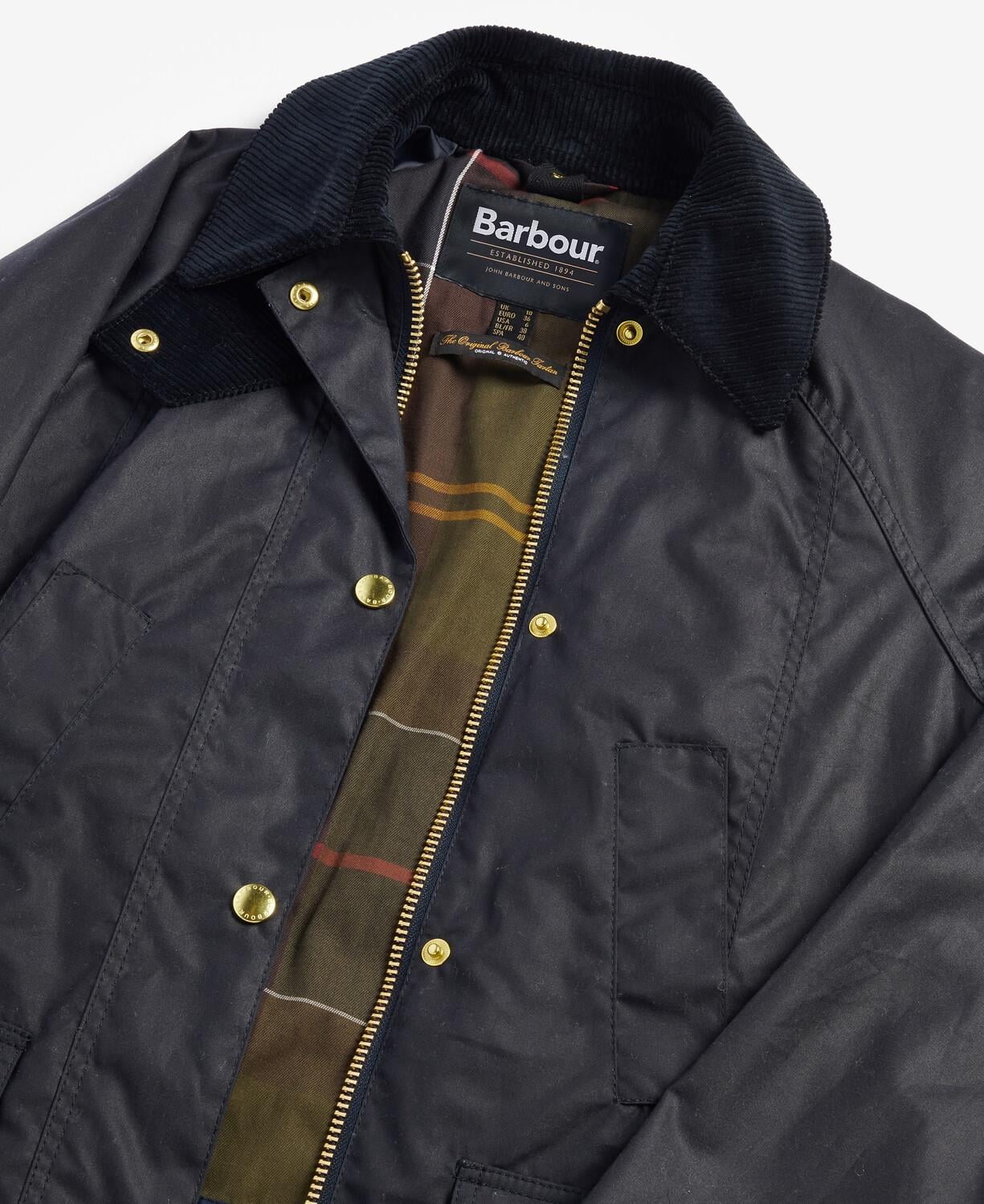 Barbour ◎美品◎ Barbour Modern Beadnell Yağlı Ceket NY92 Navy