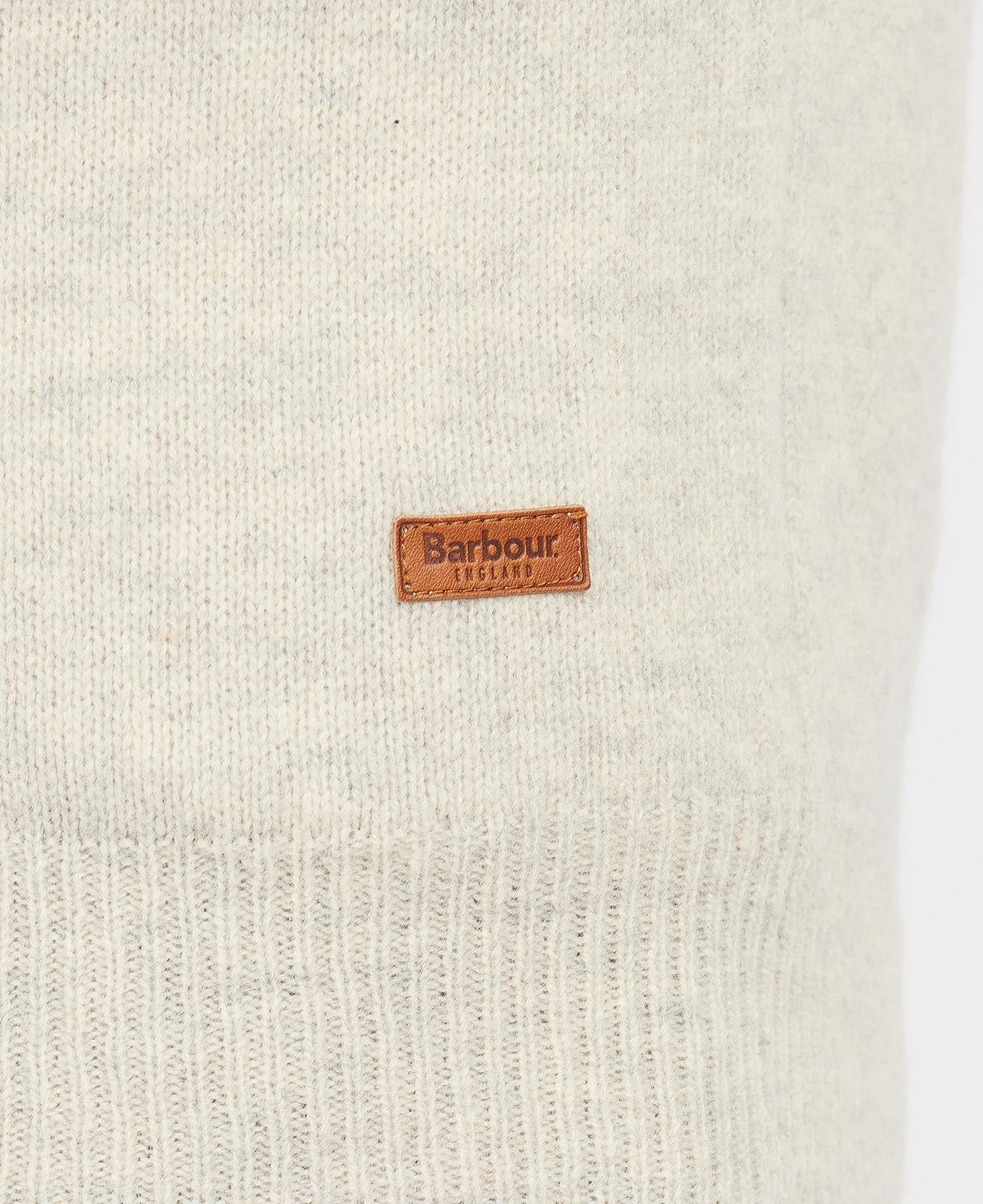 Barbour Patch Half Zip Kazak BE14 Pearl