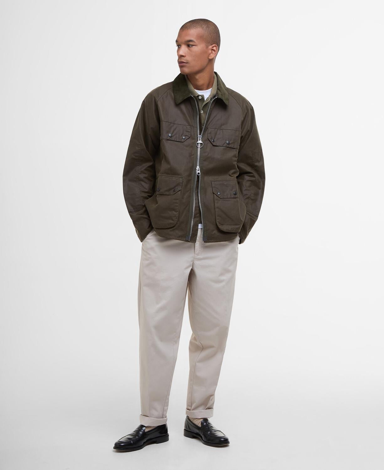 Barbour Re-Engineered Short Bedale Yağlı Ceket SN91 Beech