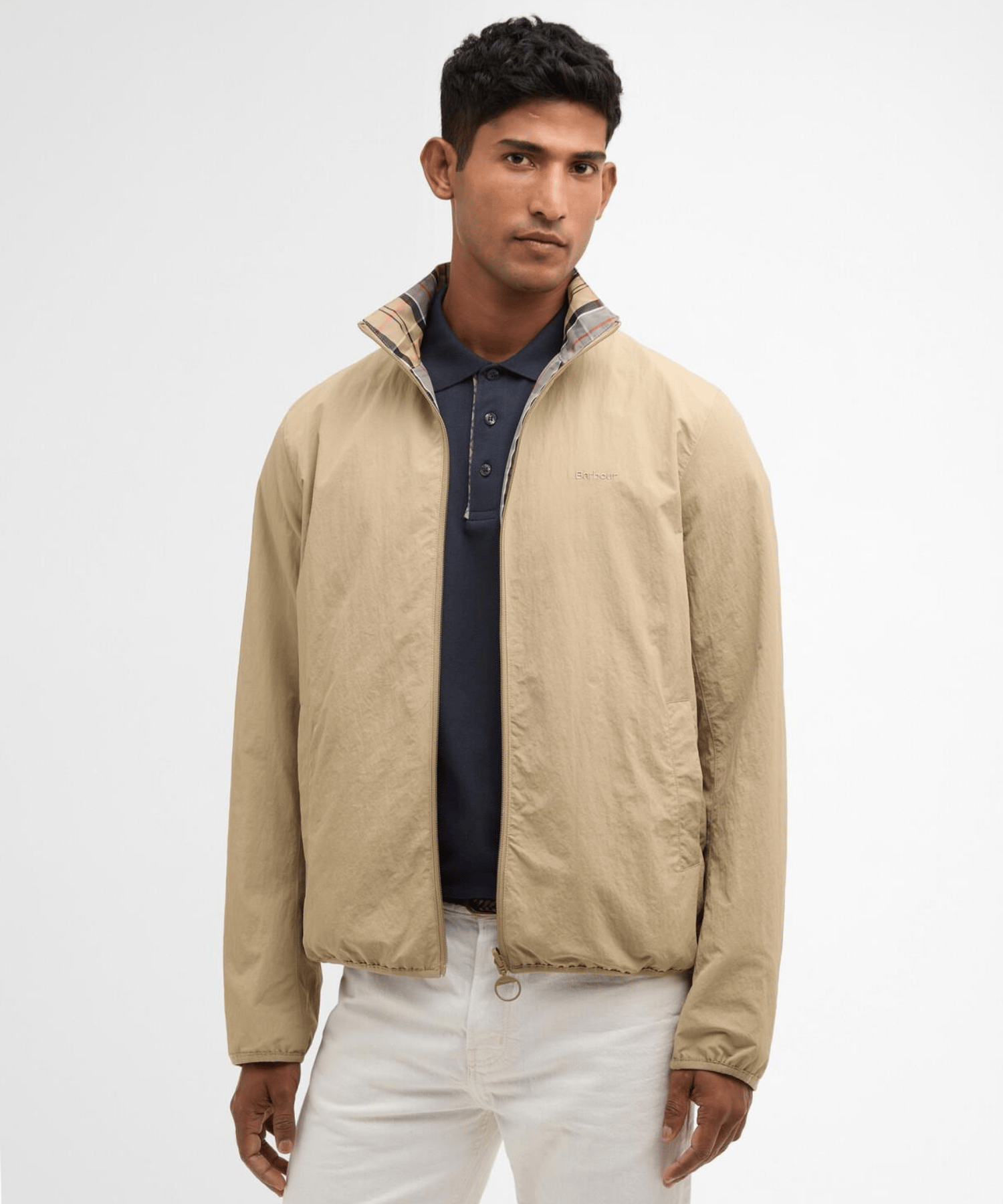 Barbour Reversible Korbel Showerproof Ceket ST71 Washed Stone