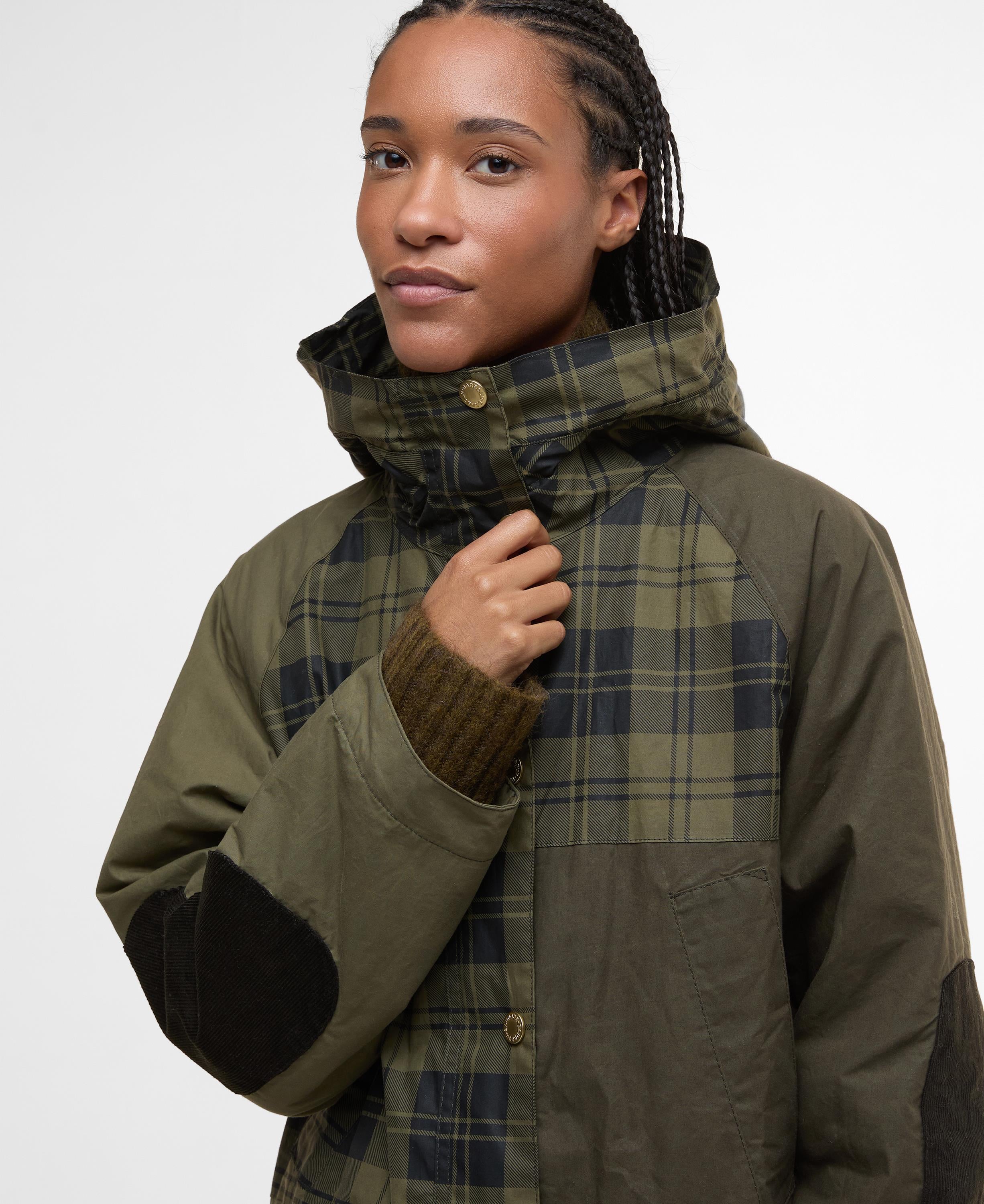 Barbour Shelley Showerproof Ceket OL51 Olive Check