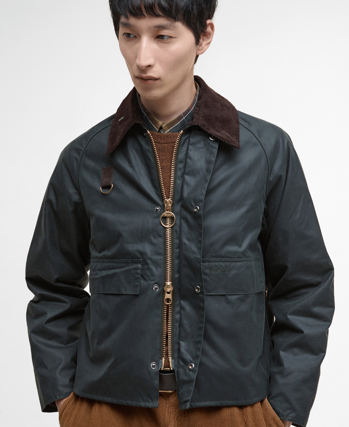 J*様 Barbour Spey fishing jacket Barbour Spey Slim Yağlı Ceket SG51 Sage