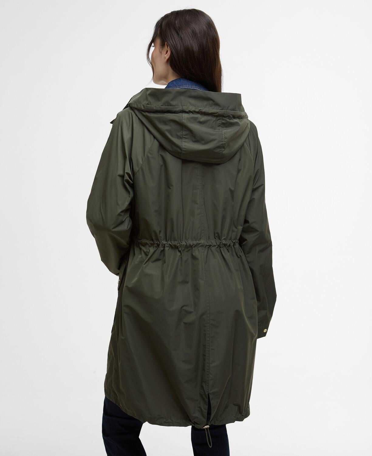 Barbour Una Showerproof Ceket OL51 Olive-Ancient Tartan