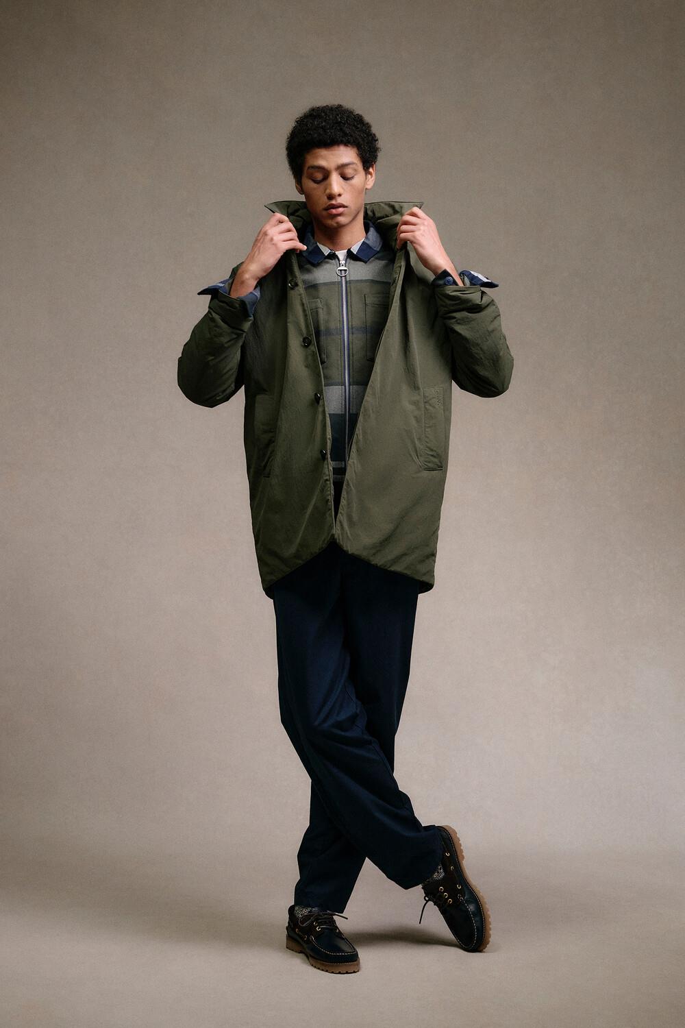 Barbour Wadded Lorden Showerproof Ceket OL72 Olive