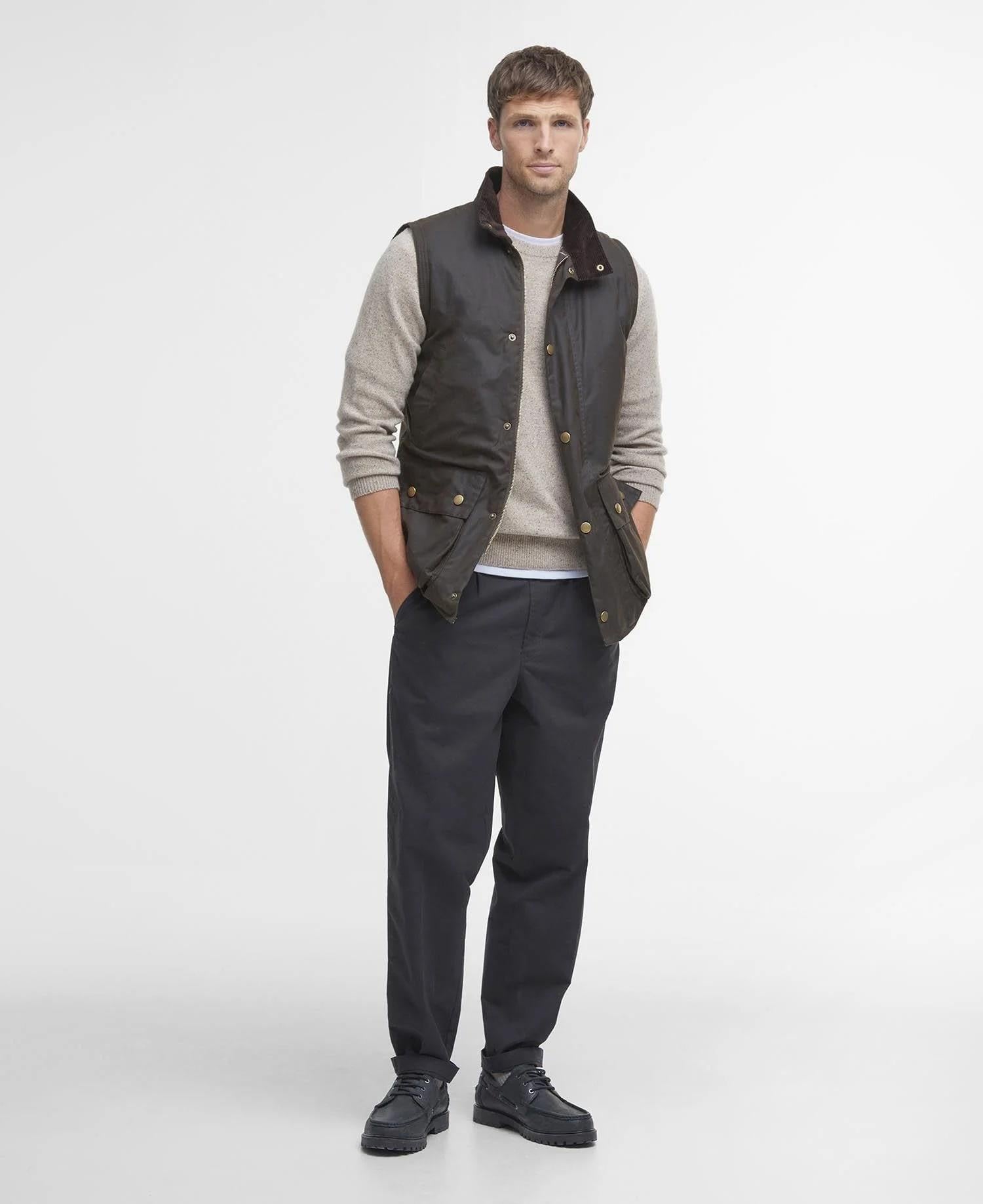 Barbour Westmorland Yağlı Yelek OL71 Olive