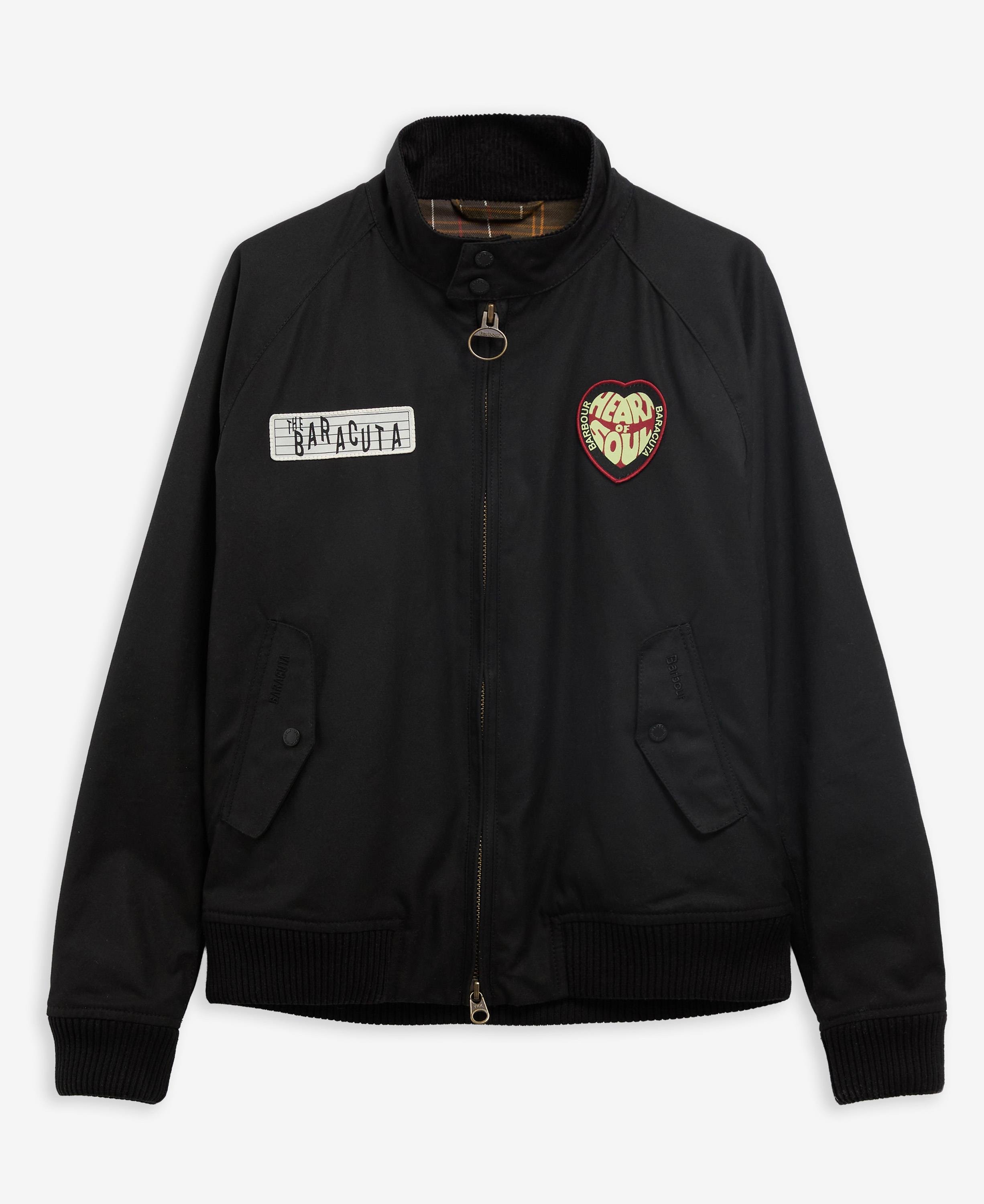 Barbour x Baracuta Badged Porton Yağlı Ceket BK31 Black