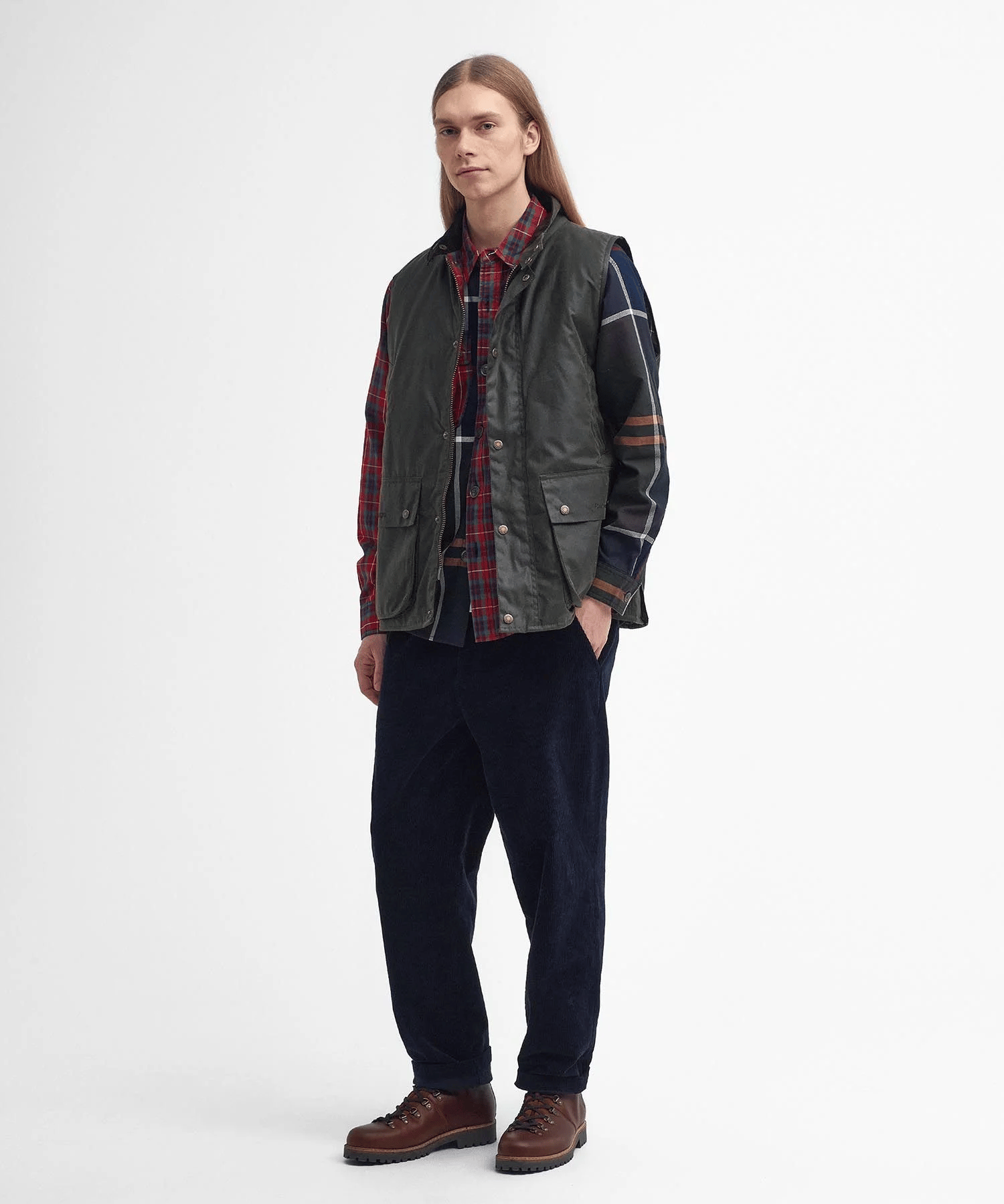 Barbour x Baracuta Yağlı Yelek OL99 Archive Olive