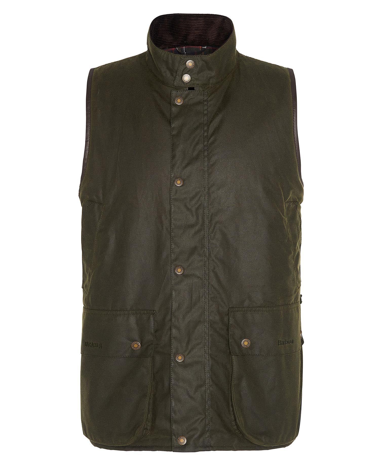 Barbour x Baracuta Yağlı Yelek OL99 Archive Olive