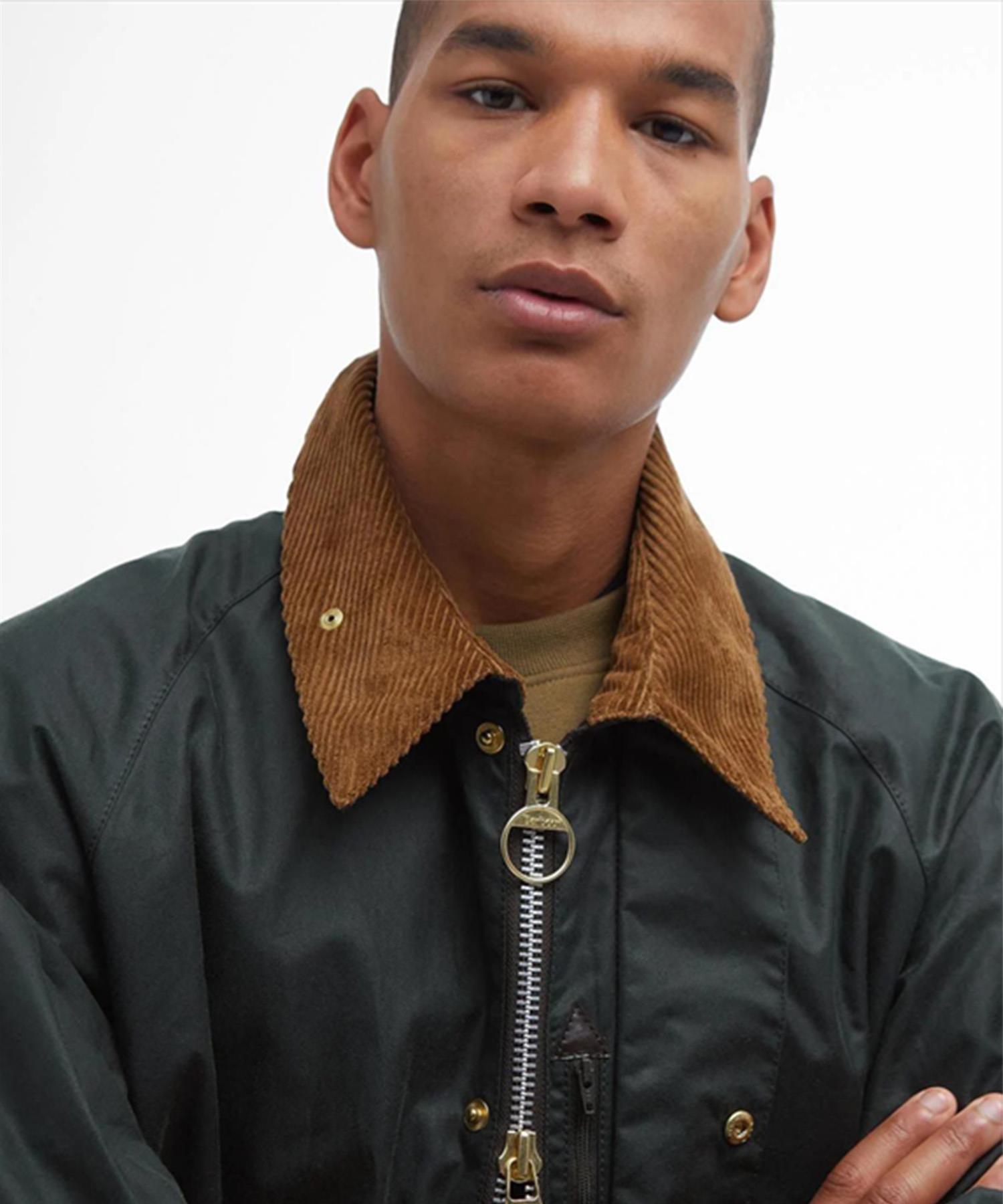 Barbour x Flower Mountain Unisex Oversize Yağlı Ceket SG51 Sage