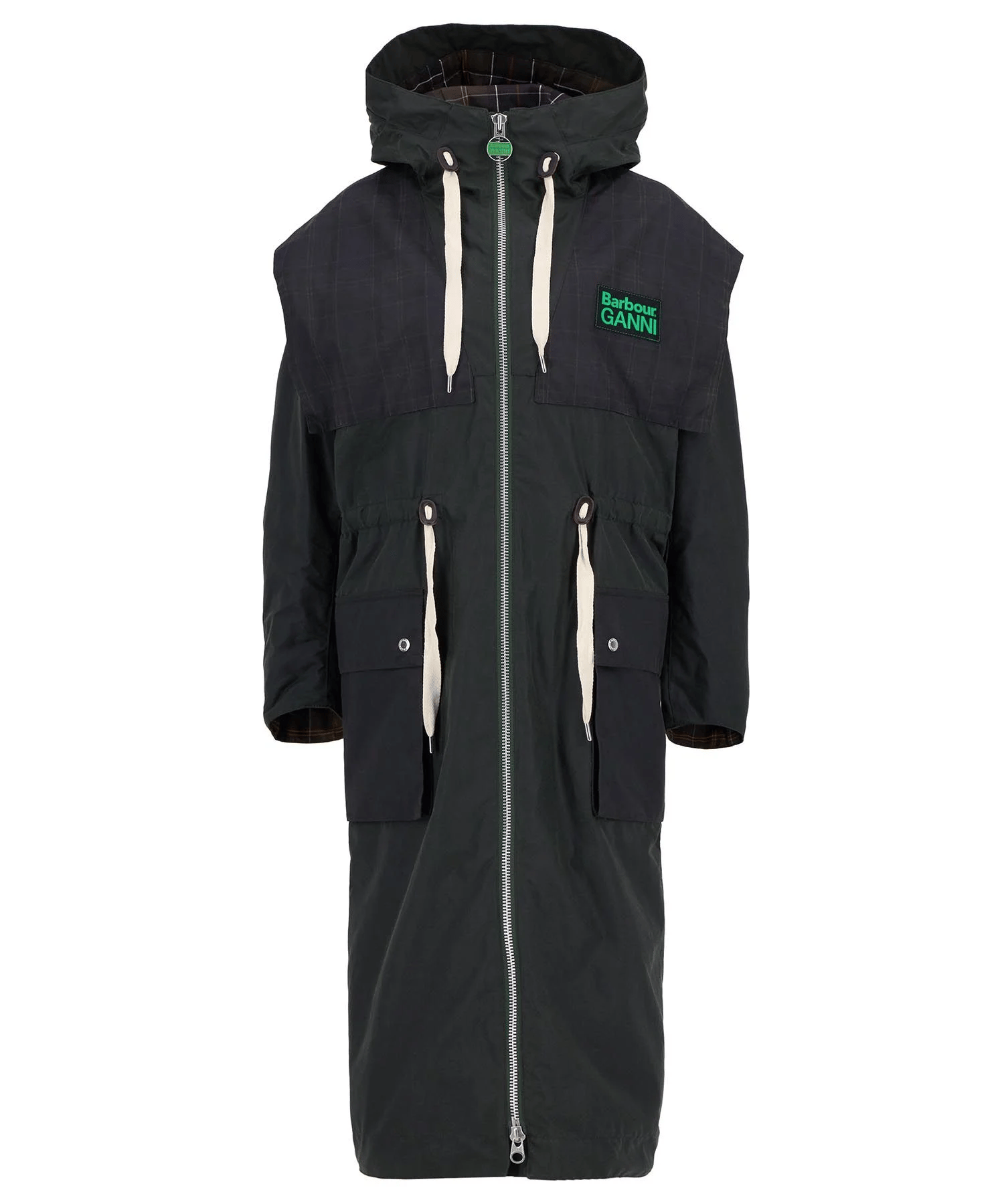 Barbour x GANNI Yağlı Parka GN61 Green