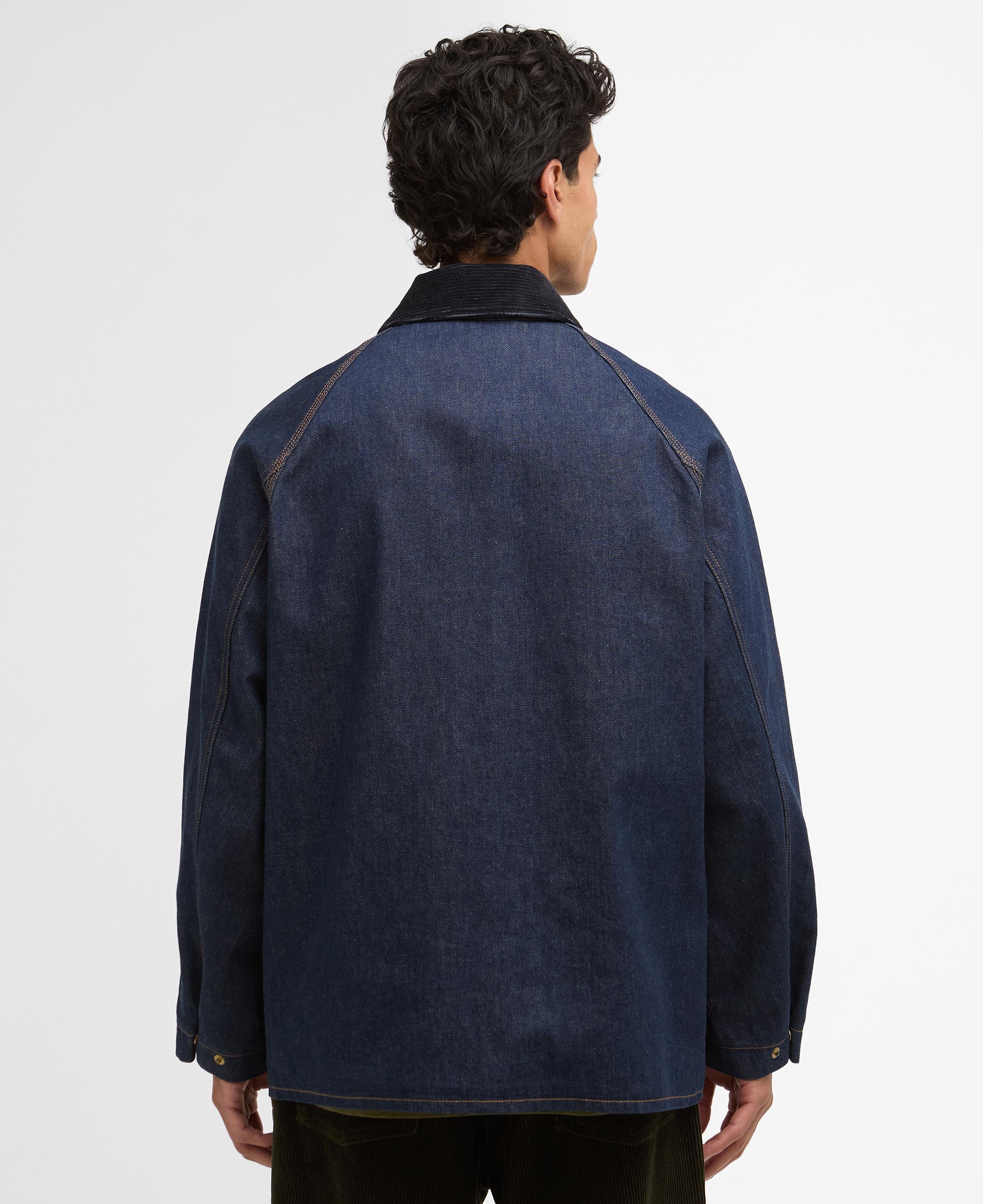 Barbour x Levis OS Bedale Denim Ceket NY71 Dark Authentic