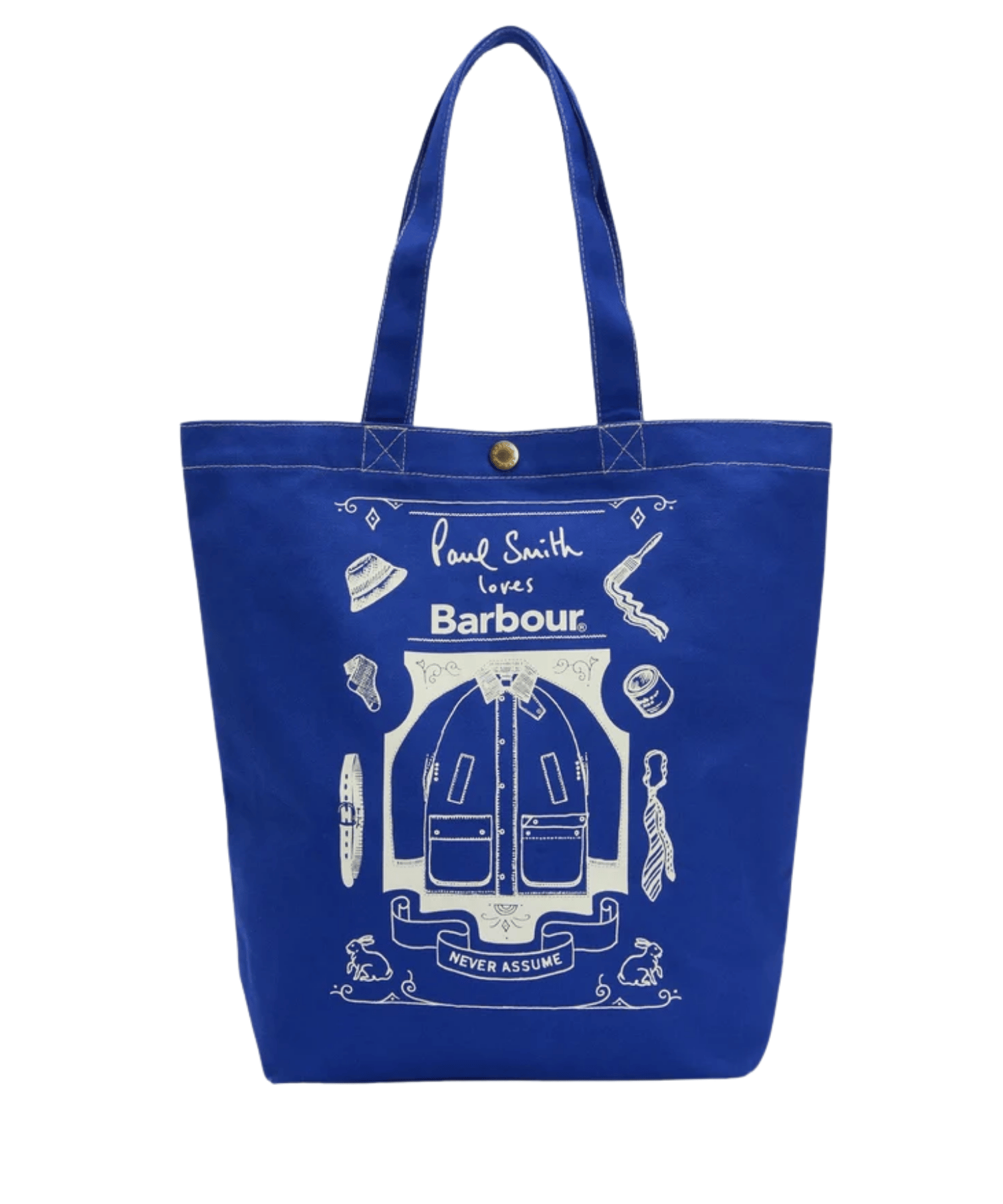 Barbour x Paul Smith Best In Show Tote Çanta BL11 Blue
