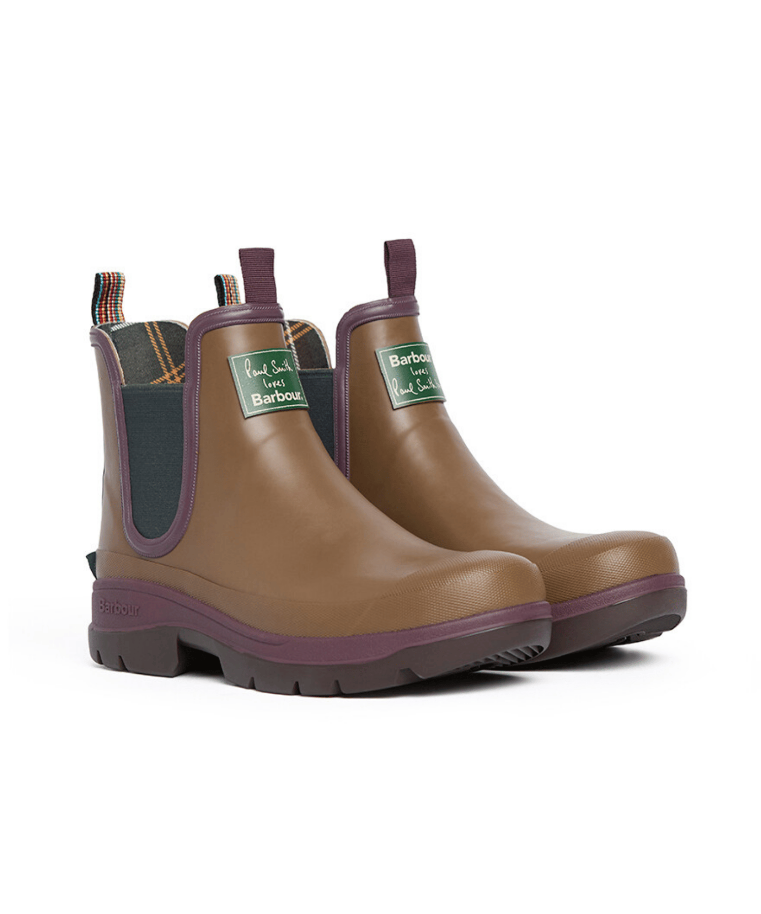 Barbour x Paul Smith Chelsea Welly Bot TA51 Tan