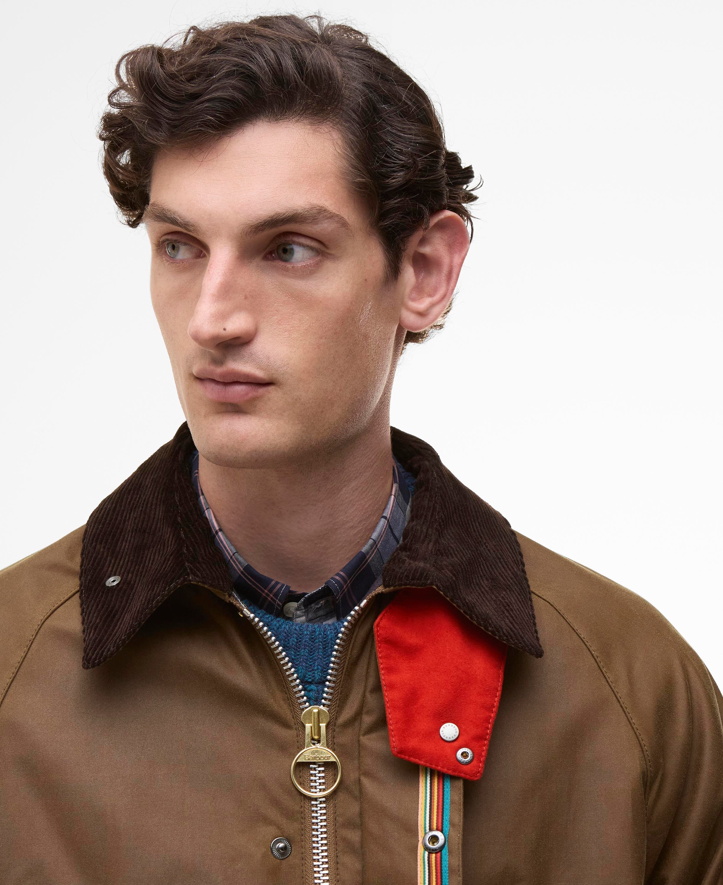 Barbour x Paul Smith OS Bedale Yağlı Ceket TA51 Tan