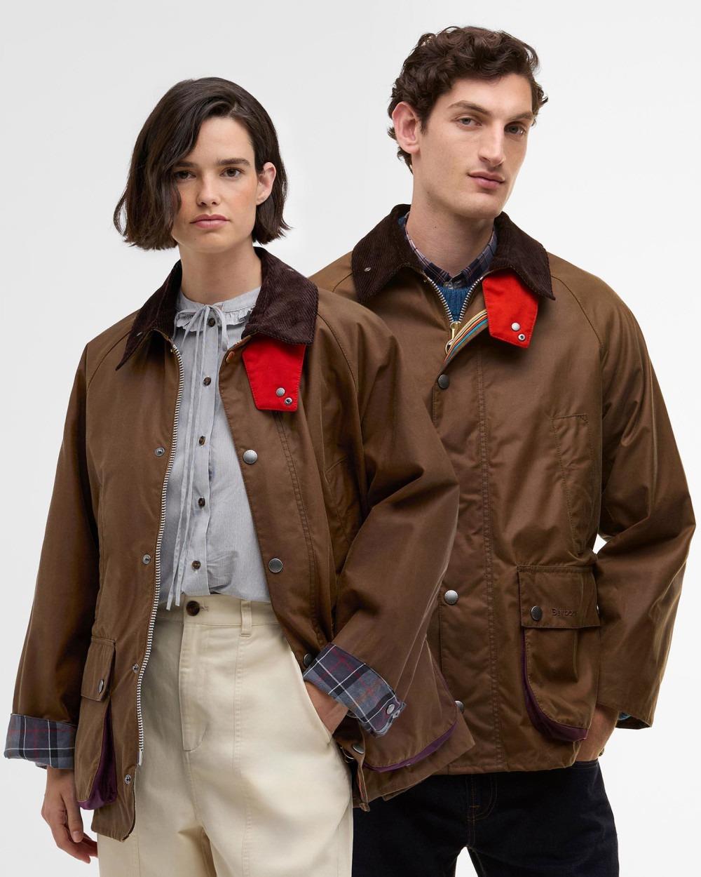 Barbour x Paul Smith OS Bedale Yağlı Ceket TA51 Tan
