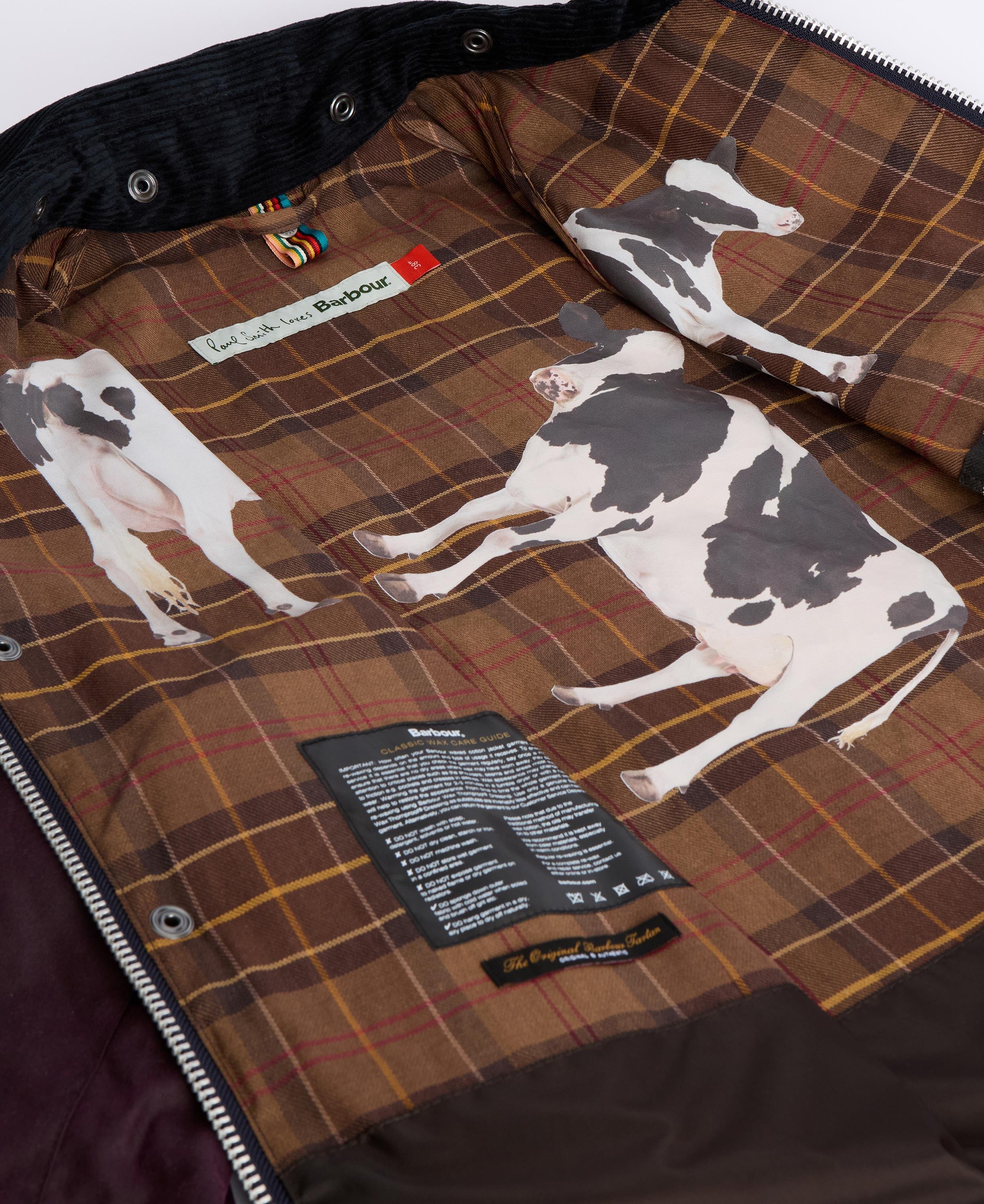 Barbour x Paul Smith Stripe OS Bedale Yağlı Ceket MI11 Stripe