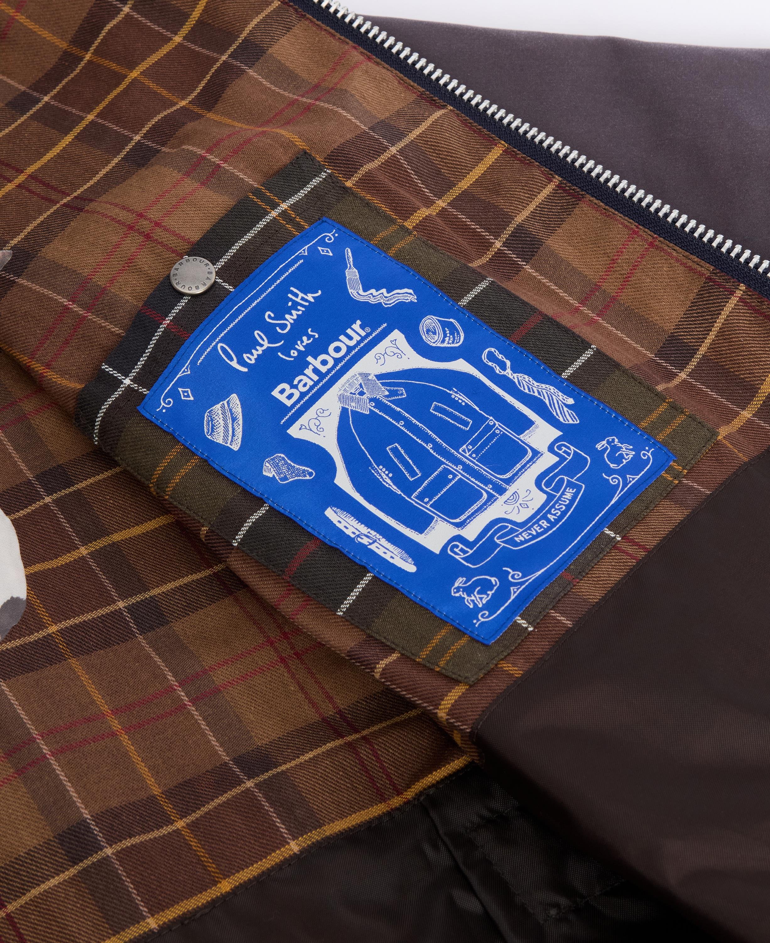 Barbour x Paul Smith Stripe OS Bedale Yağlı Ceket MI11 Stripe