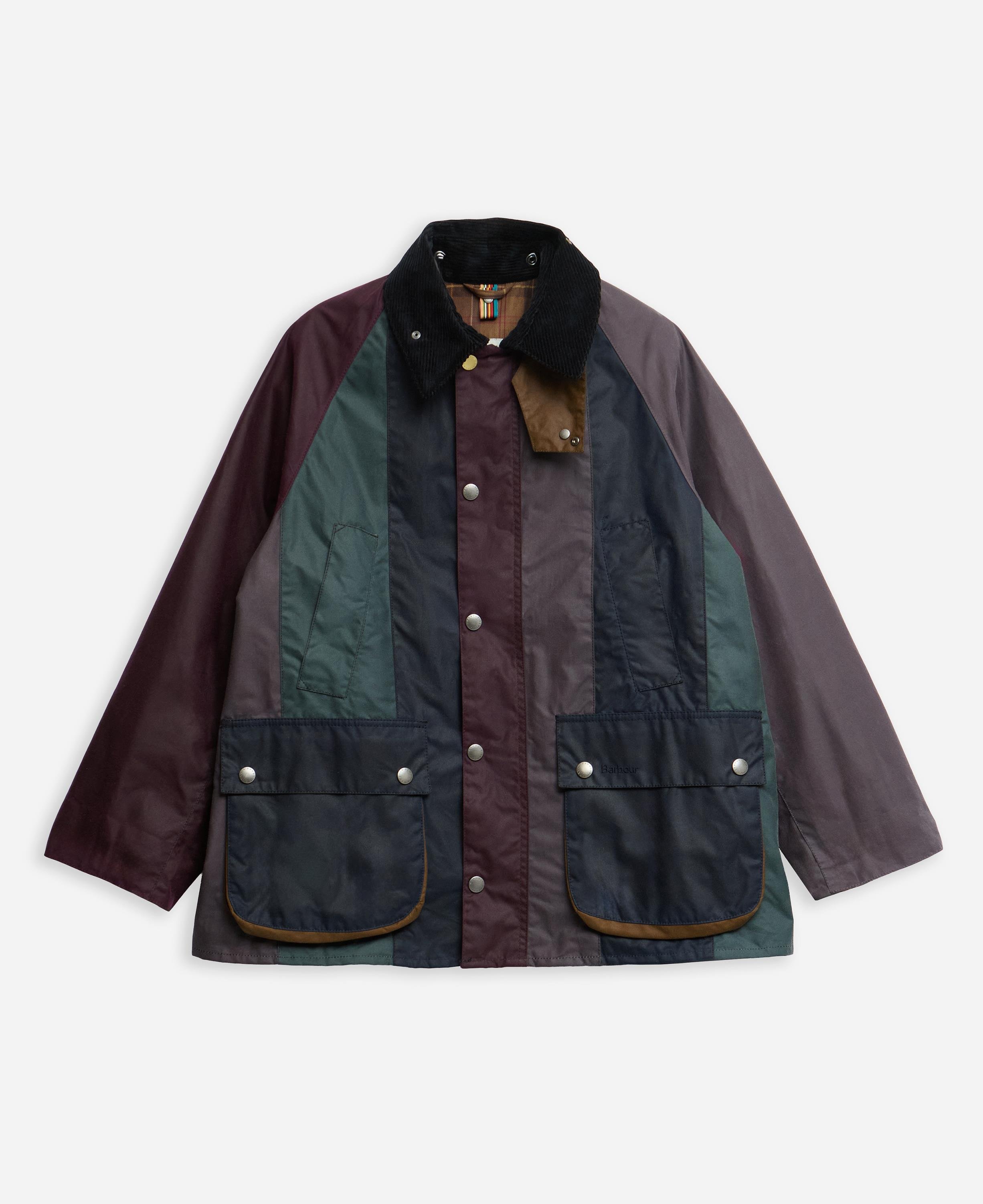 Barbour x Paul Smith Stripe OS Bedale Yağlı Ceket MI11 Stripe