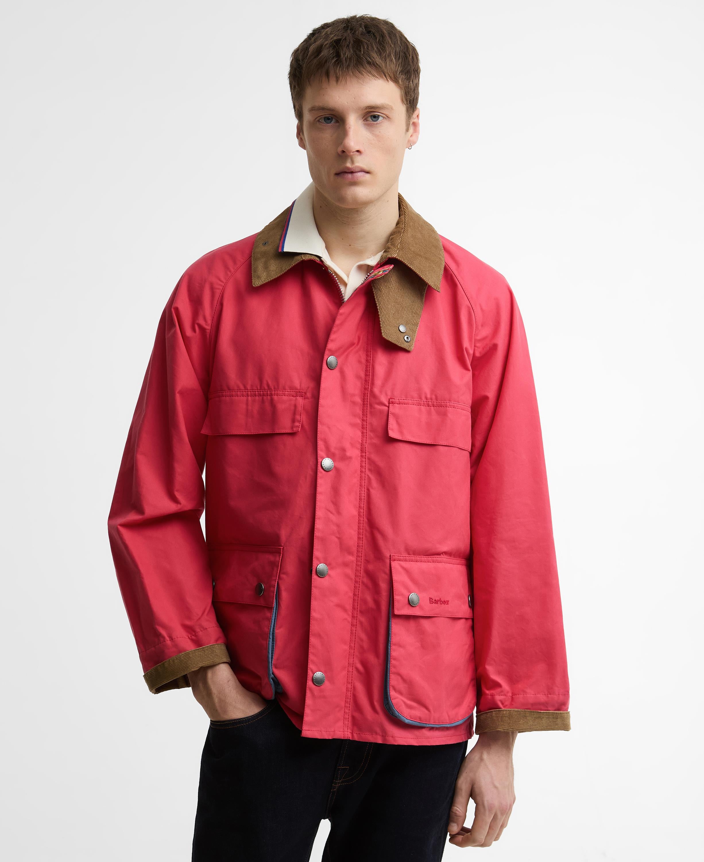 paulsmith × Barbour bedale オーバーサイズ Barbour x Paul Smith Sugarlump Bedale Casual Ceket RE51 Winterberry