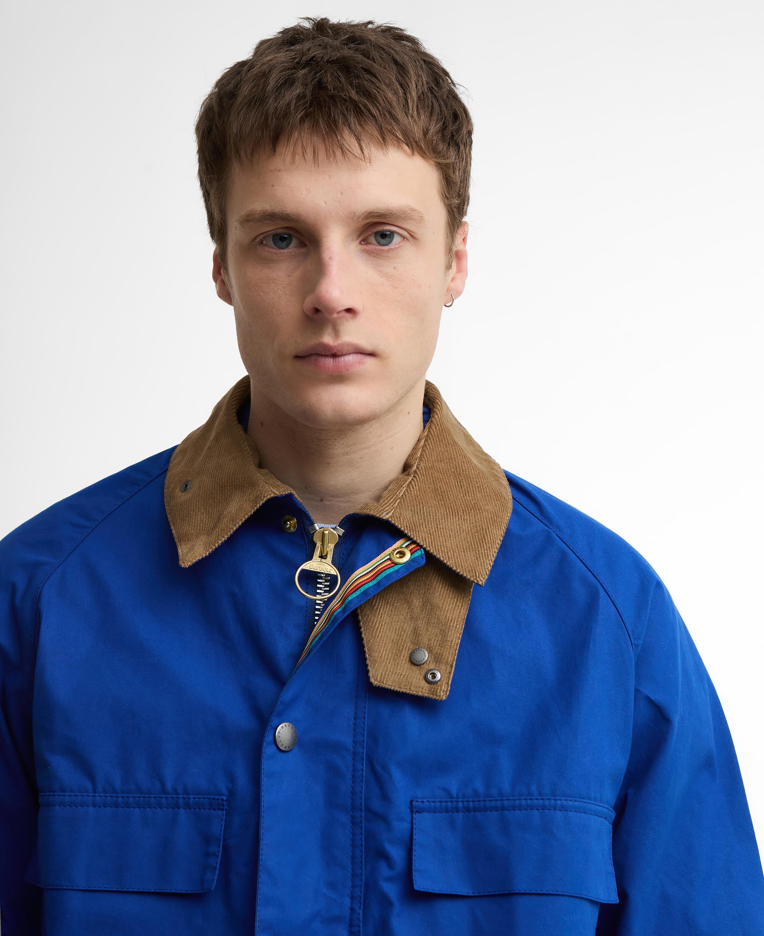 Barbour x Paul Smith Sugarlump Bedale Casual Ceket BL51 Royal