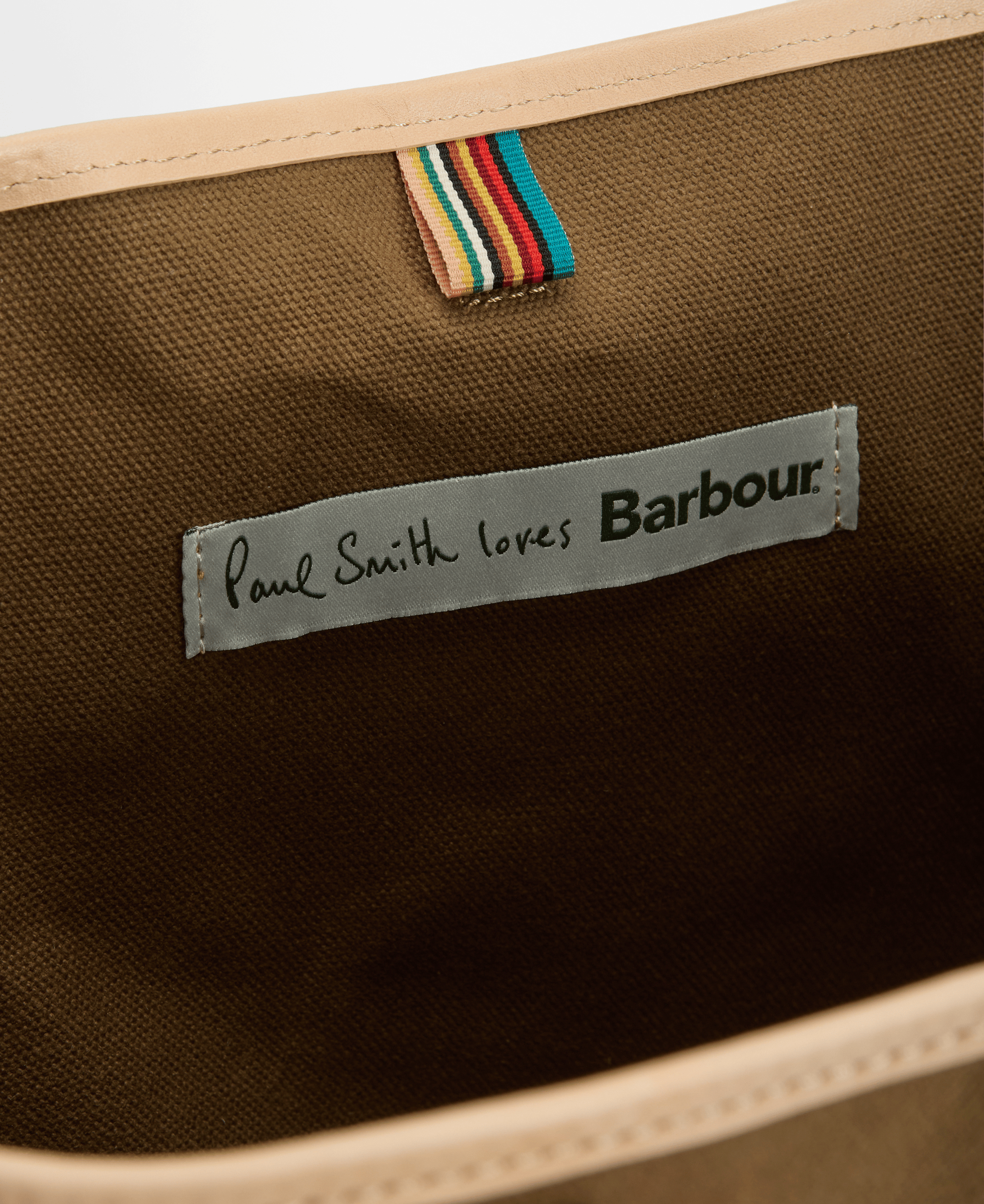 Barbour X Paul Smith Tote Çanta SN71 Dark Sand