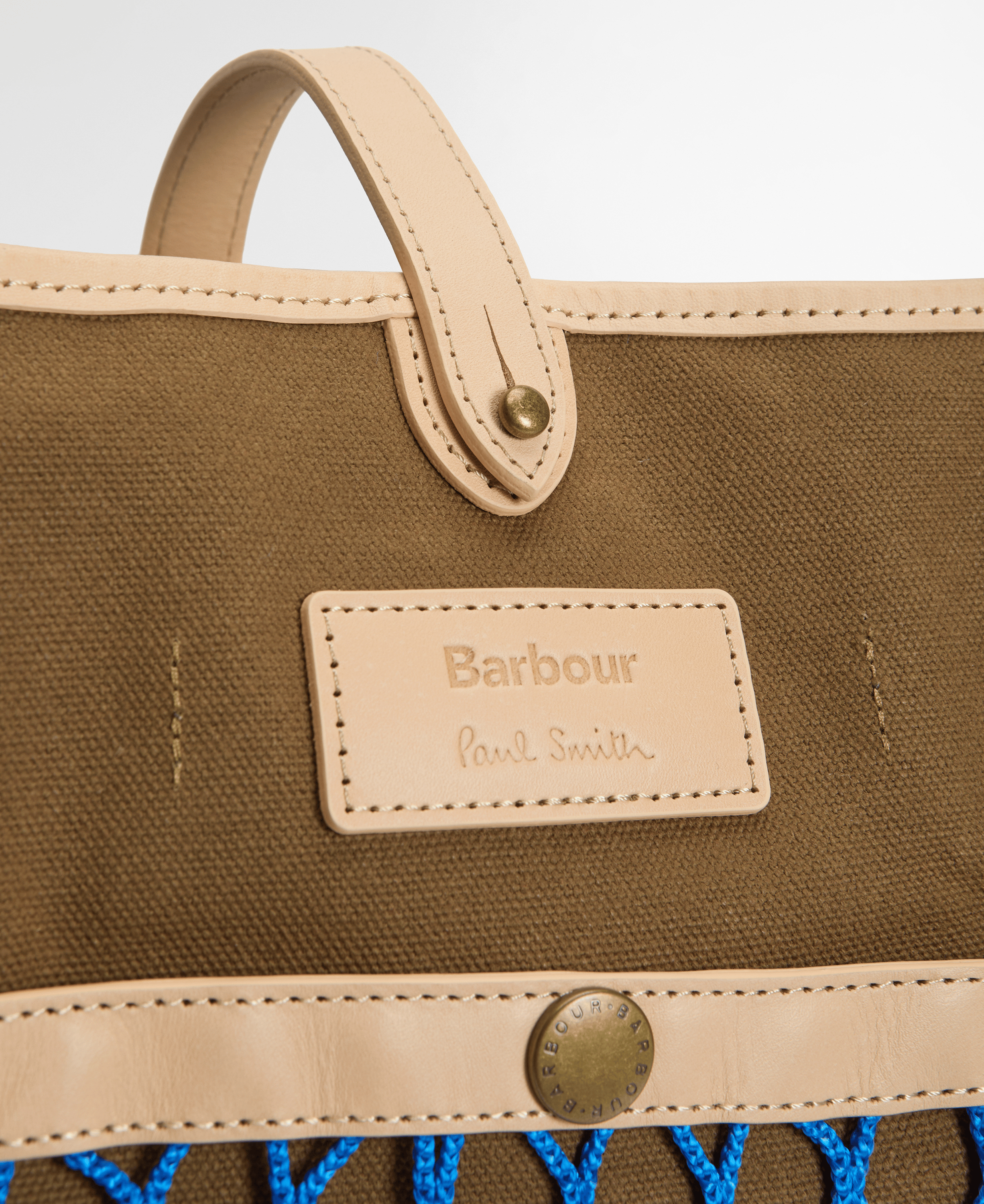 Paul Smith x Barbour トートバッグ カーキ Barbour X Paul Smith Tote Çanta SN71 Dark Sand