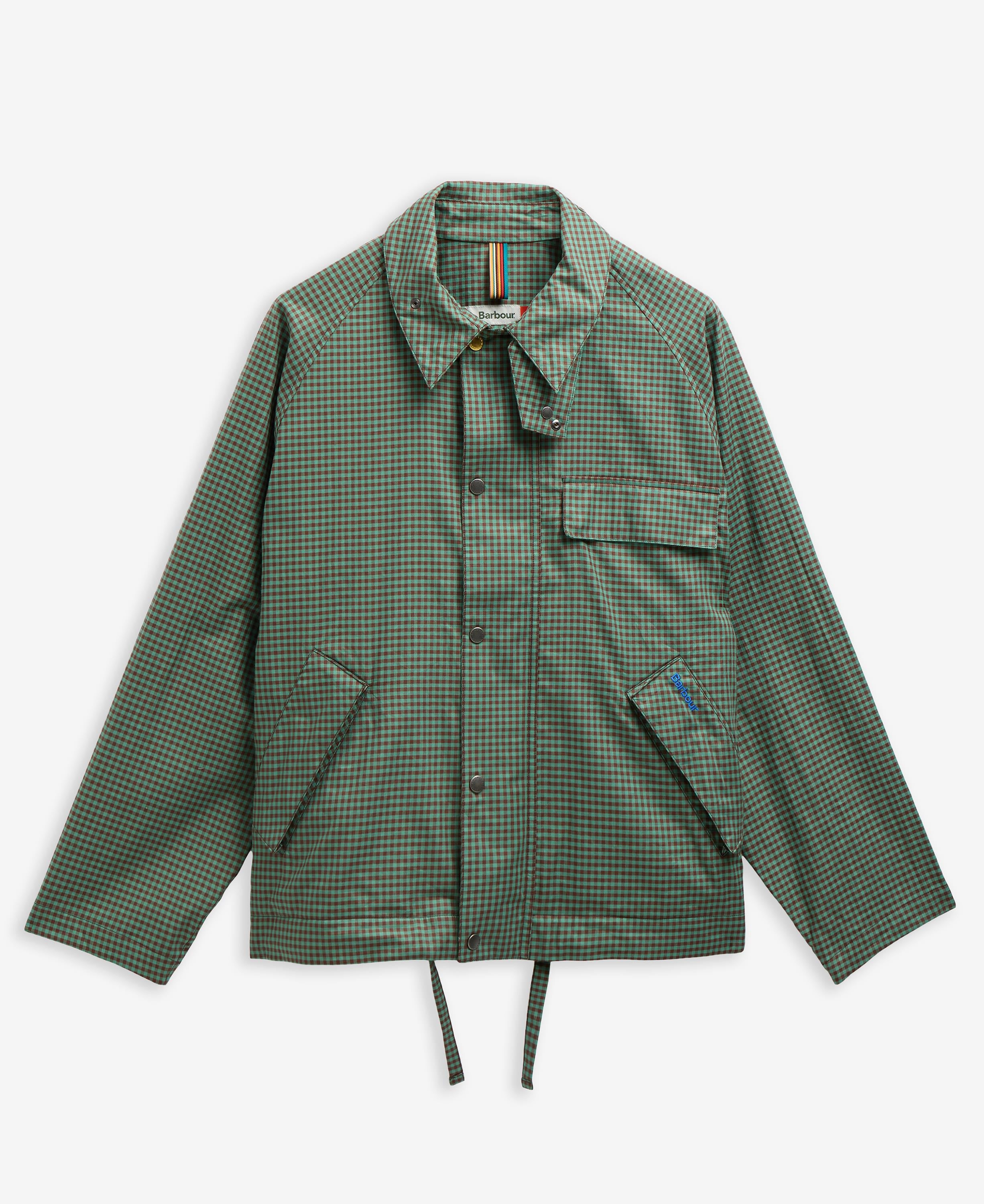 Barbour x Paul Smith Transport Shirt Casual Ceket GN52 Green-Brown