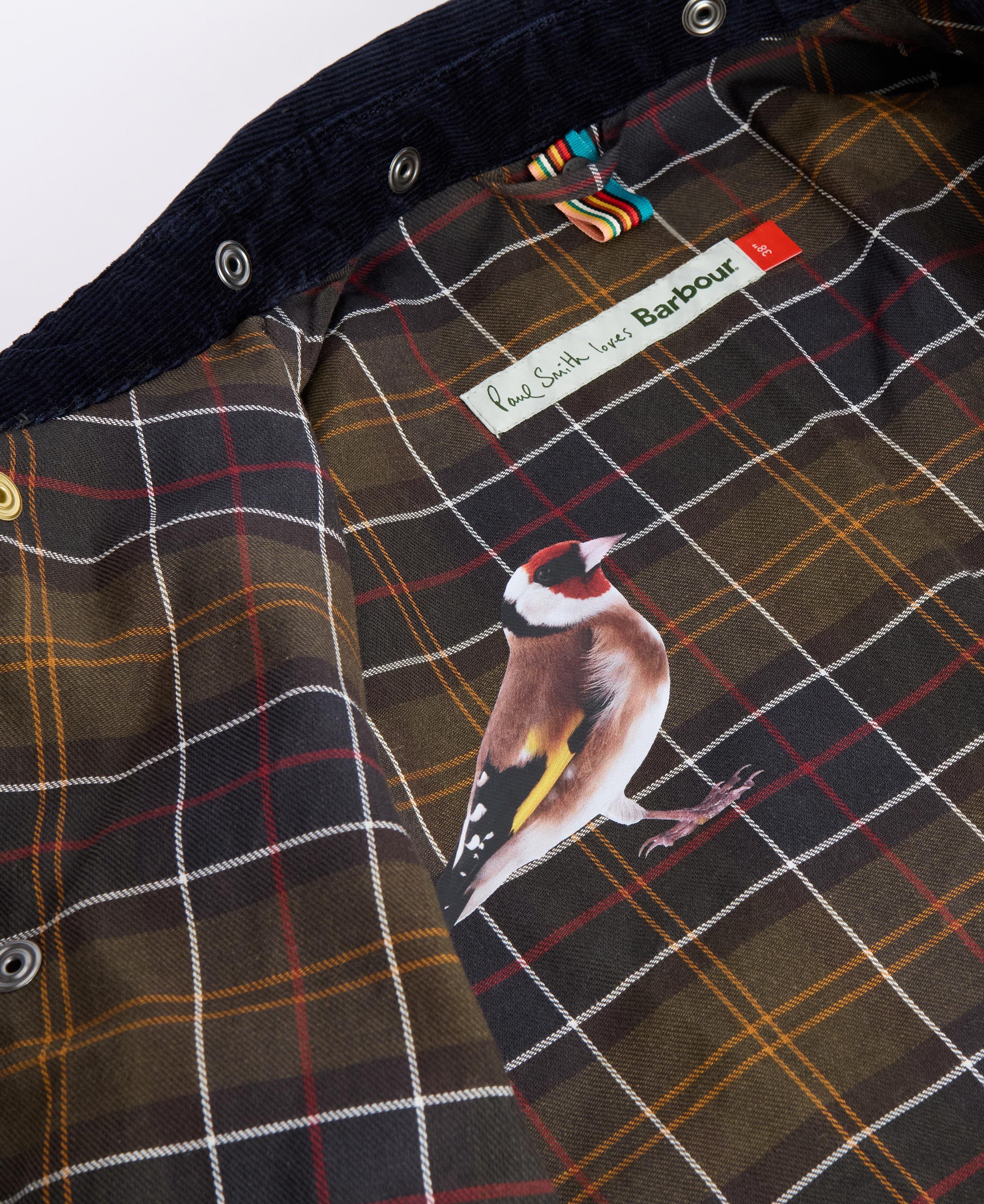 Barbour x Paul Smith Transport Yağlı Ceket GY91 Dark Slate