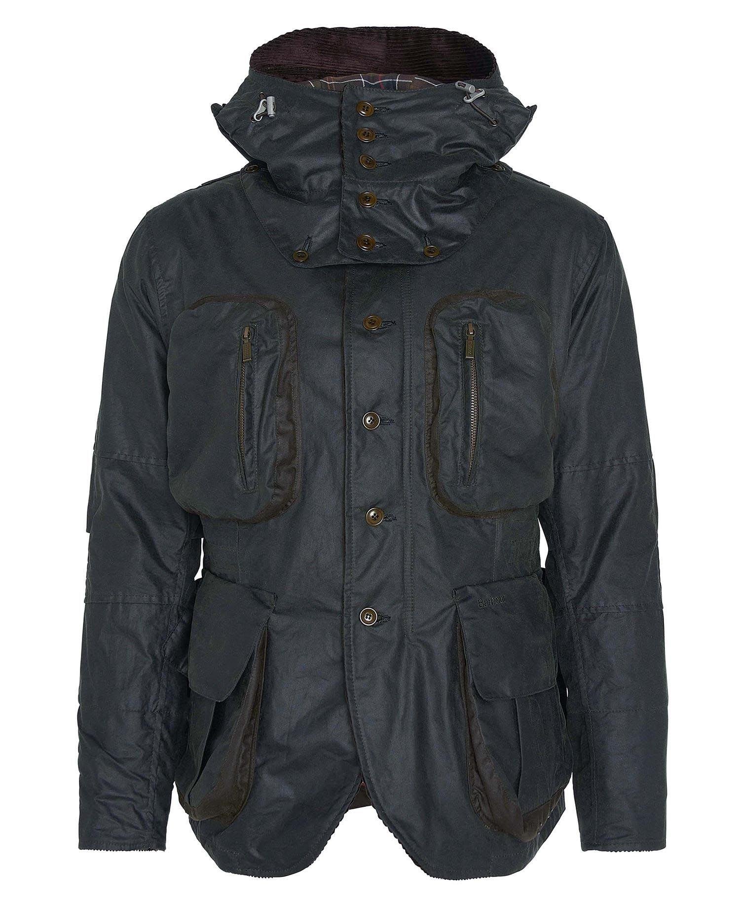 Barbour x TO KI TO Outland Yağlı Ceket SG91 Sage