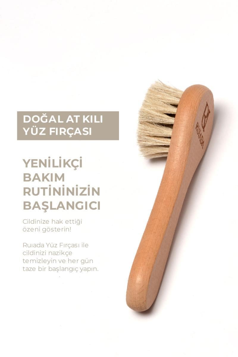 At Kılı Yüz Bakım Fırçası %100 Doğal