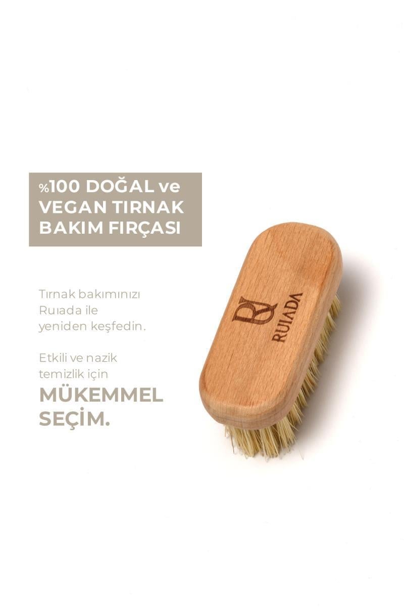 %100 Doğal Vegan Tırnak Bakım Fırçası - Tampiko Otu