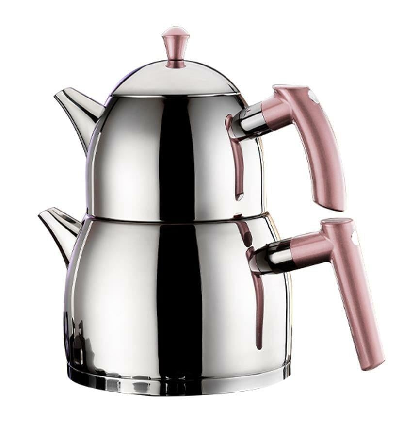 Aryıldız Large Rose Gold Büyük Çaydanlık Takımı