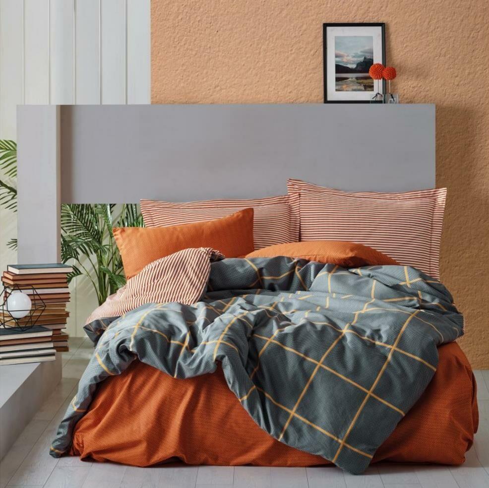 Cotton Box Modern Çift Kişilik Stark Tarçın Nevresim Takımı